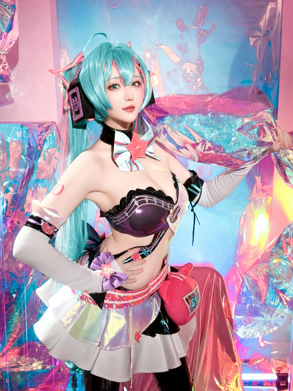 星之迟迟 NO.261 2024-7-B Miku初音未来 喵斯快跑 [73P1V 2.23GB]_第3集
