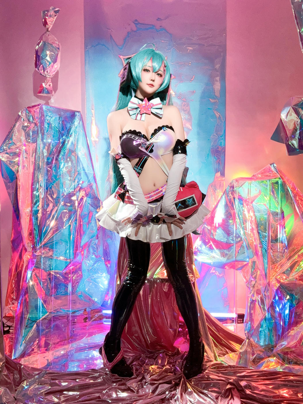 星之迟迟 NO.261 2024-7-B Miku初音未来 喵斯快跑 [73P1V 2.23GB]_第4集