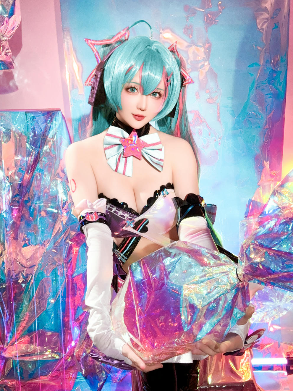 星之迟迟 NO.261 2024-7-B Miku初音未来 喵斯快跑 [73P1V 2.23GB]_第4集