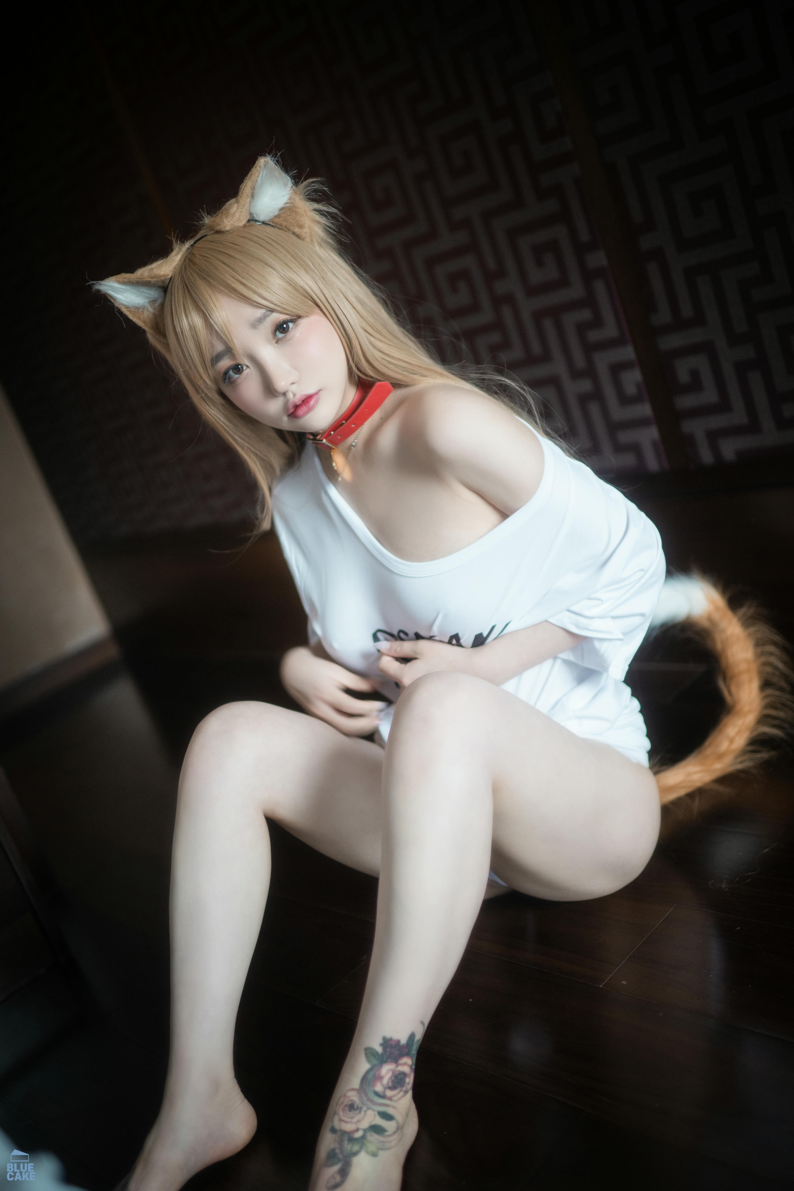 韩国模特孙乐乐-105_BLUECAKE YeEun Puss Puss RED+COSPLAY Original [202P 5.21GB]_第9集