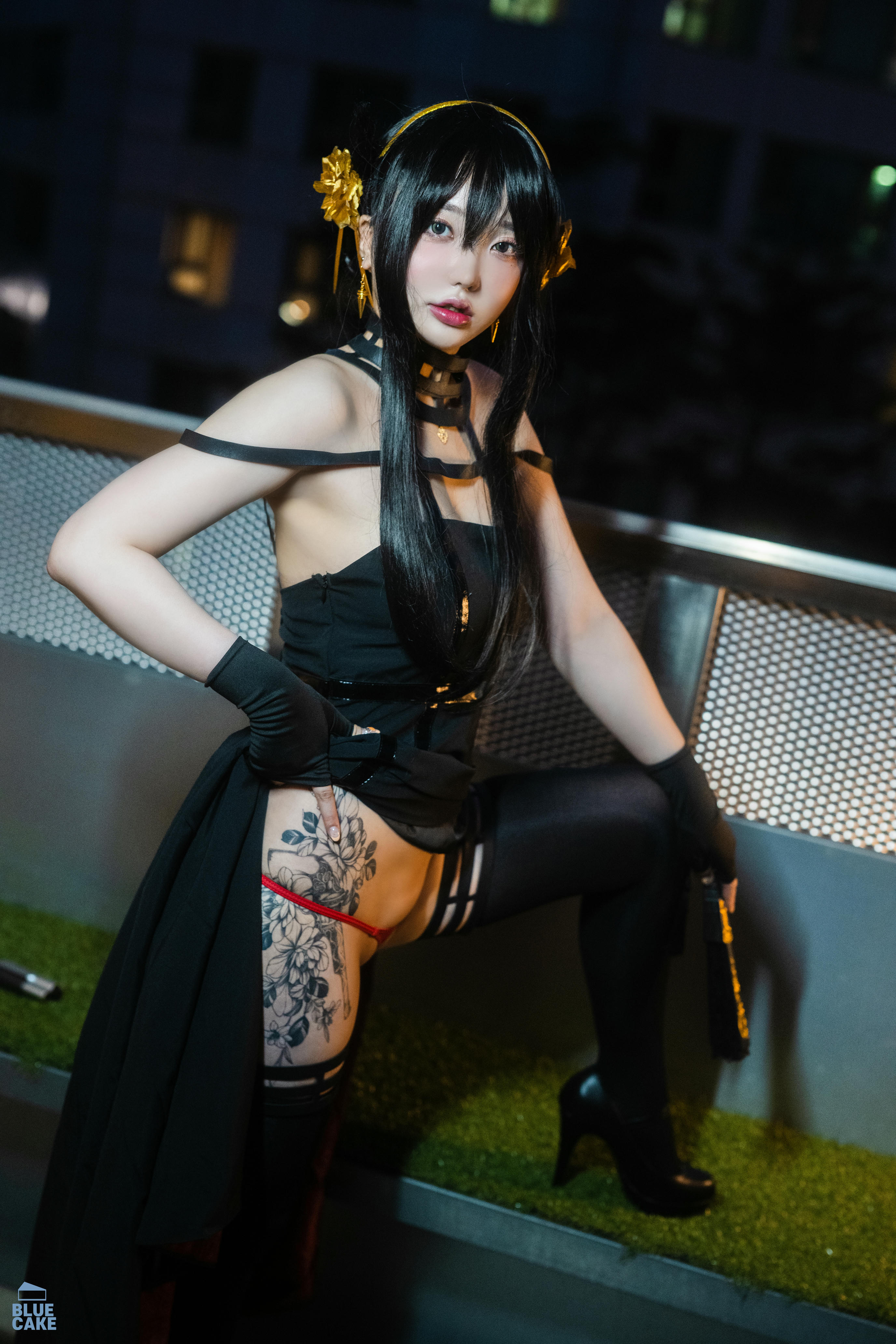 韩国模特孙乐乐-BLUECAKE Vol.0041 YeEun_BlackRose_RED+ [131P 3.25GB]_第1集