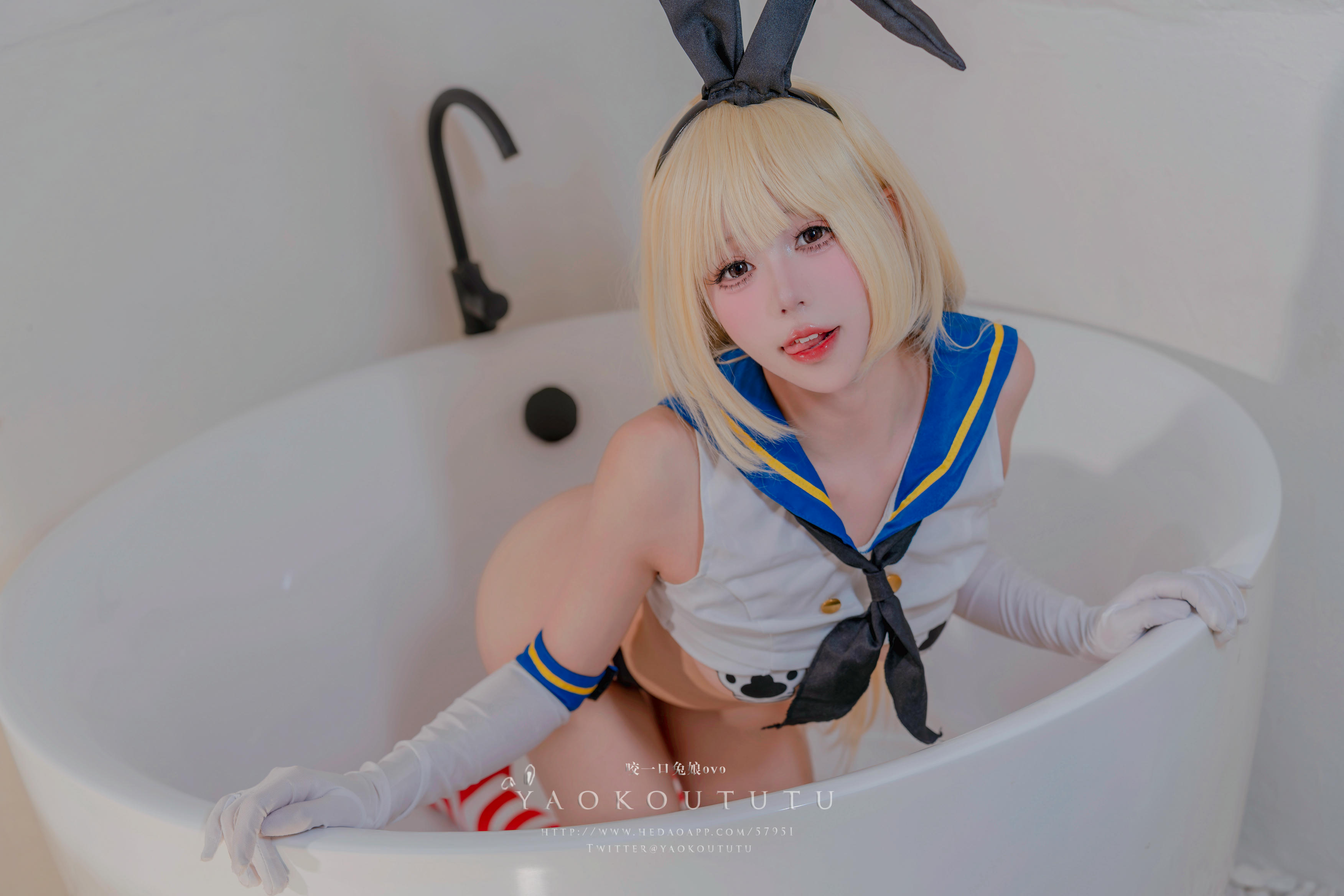 黏黏团子兔 NO.113 咬一口兔娘ovo 十月订阅『岛风的修整』Twice [74P1V 1.35GB]_第3集