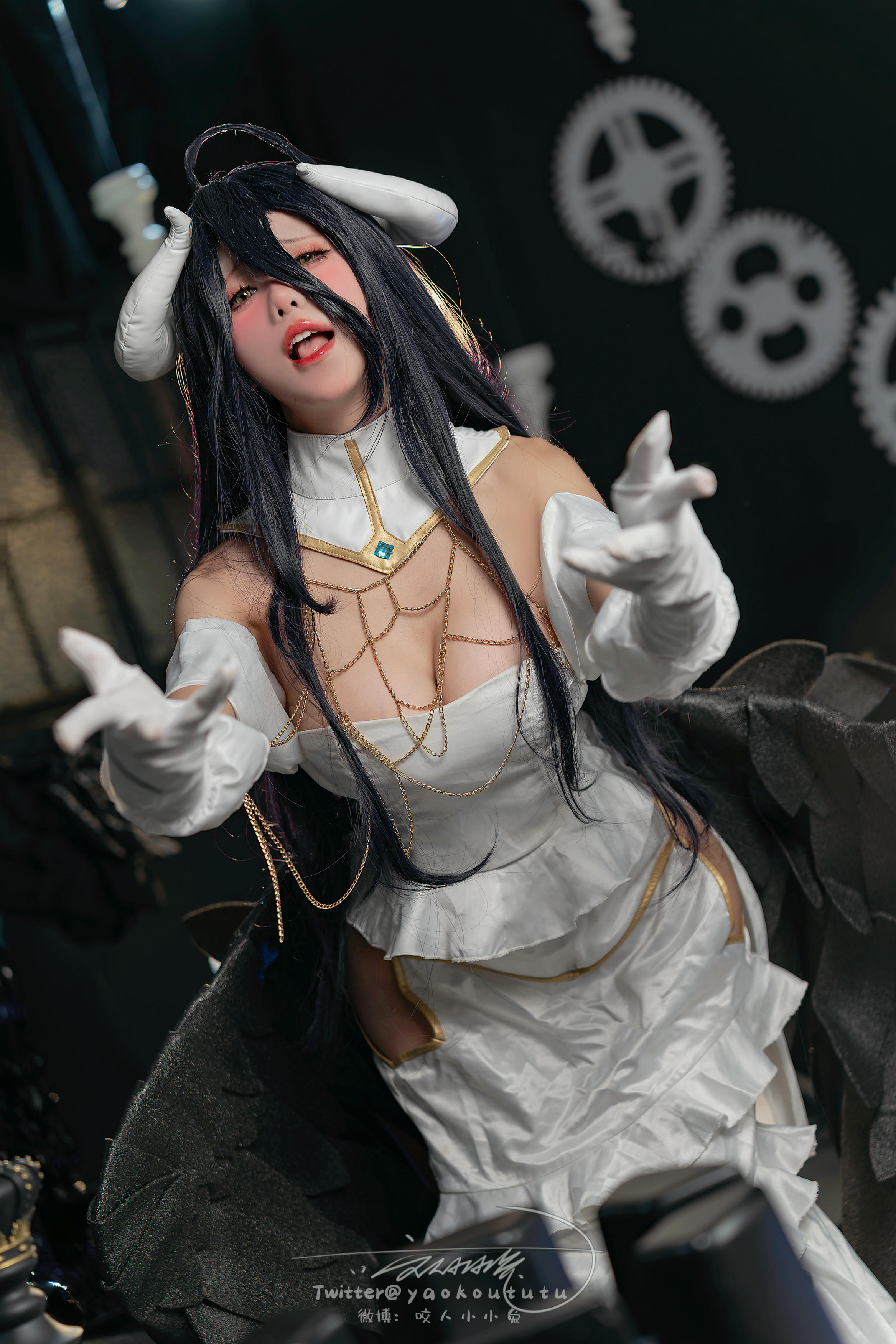 黏黏团子兔 NO.129 23十二月作品『魅魔之耻 雅儿贝德』[73P 1V-1.37G]_第1集