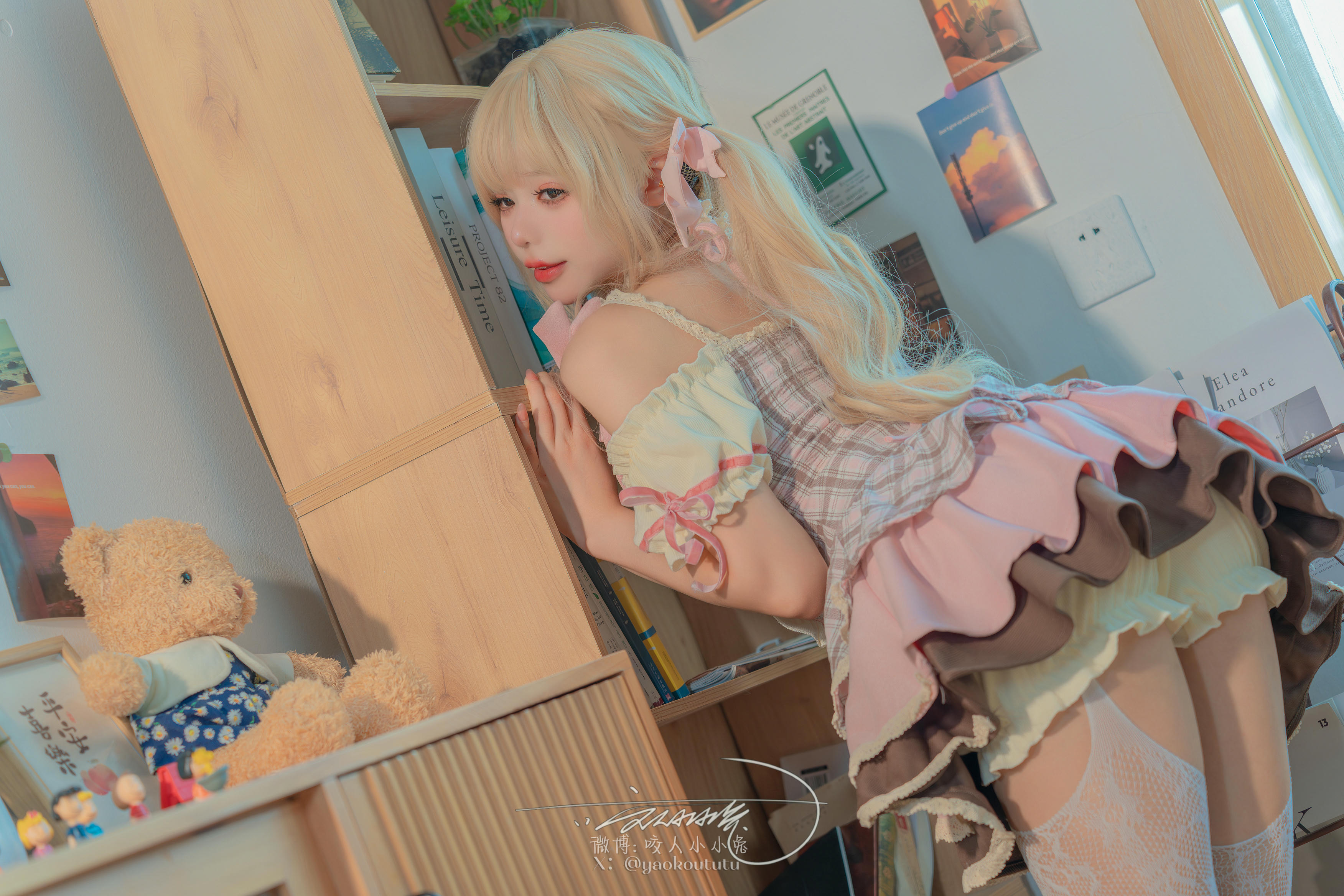 黏黏团子兔 NO.148 咬人小小兔(咬一口兔娘) 2403月作品『居家甜妹』超级敏感 [76P+1V 1.63GB]_第1集