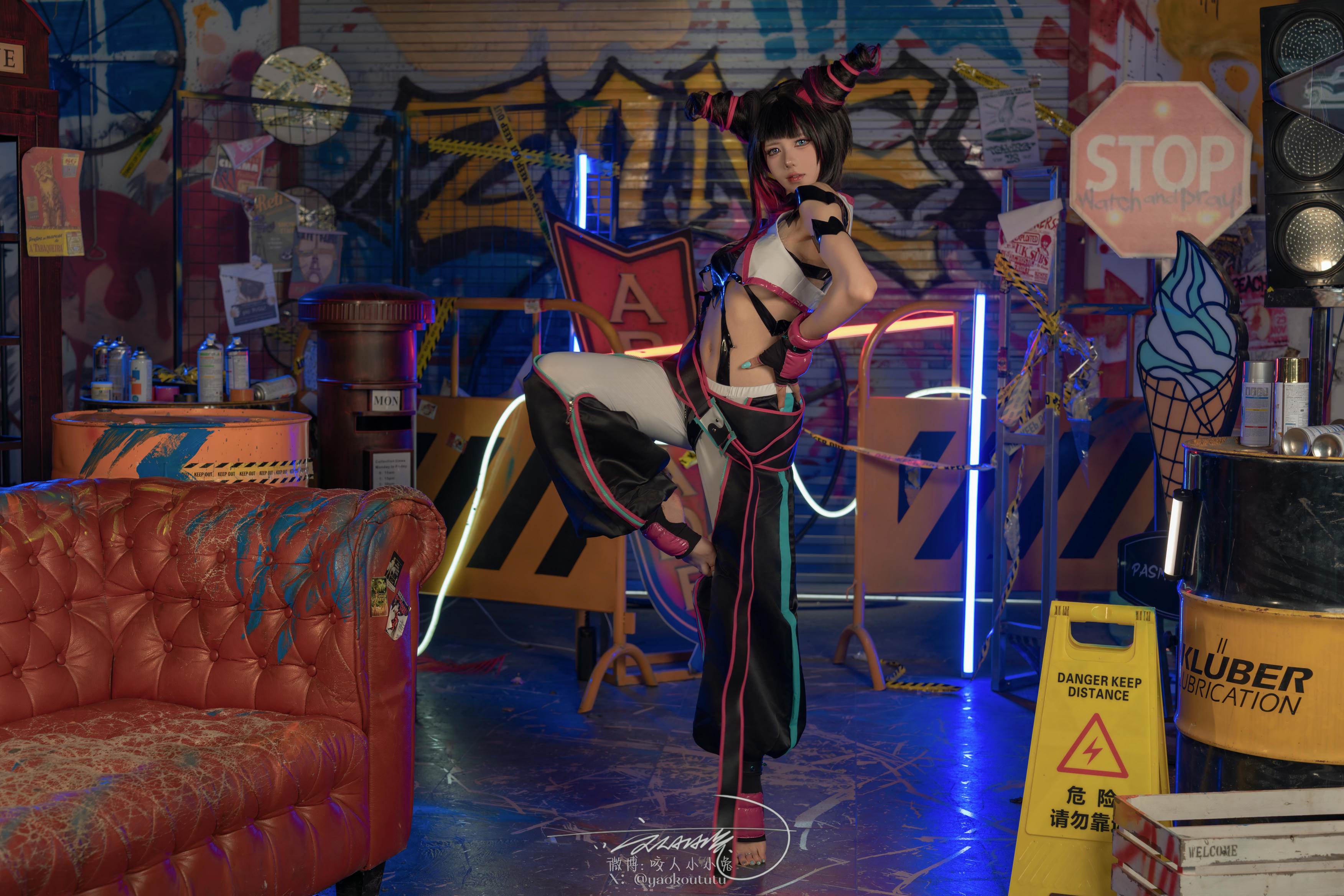 黏黏团子兔 NO.159 咬人小小兔 五月作品『街霸-韩蛛俐』 [81P1V-1.39GB]_第2集