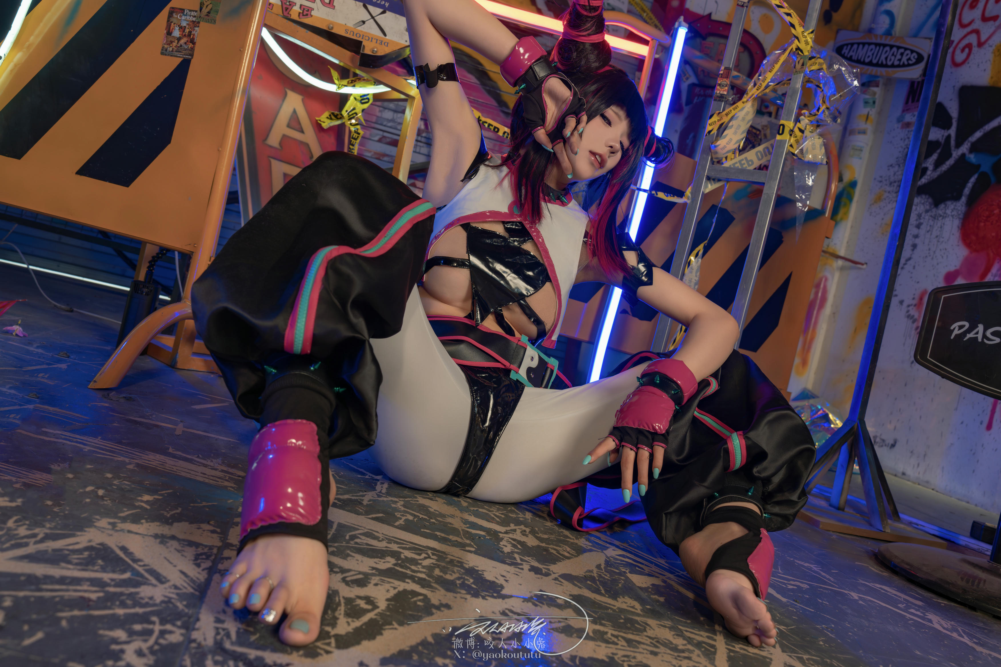 黏黏团子兔 NO.159 咬人小小兔 五月作品『街霸-韩蛛俐』 [81P1V-1.39GB]_第2集