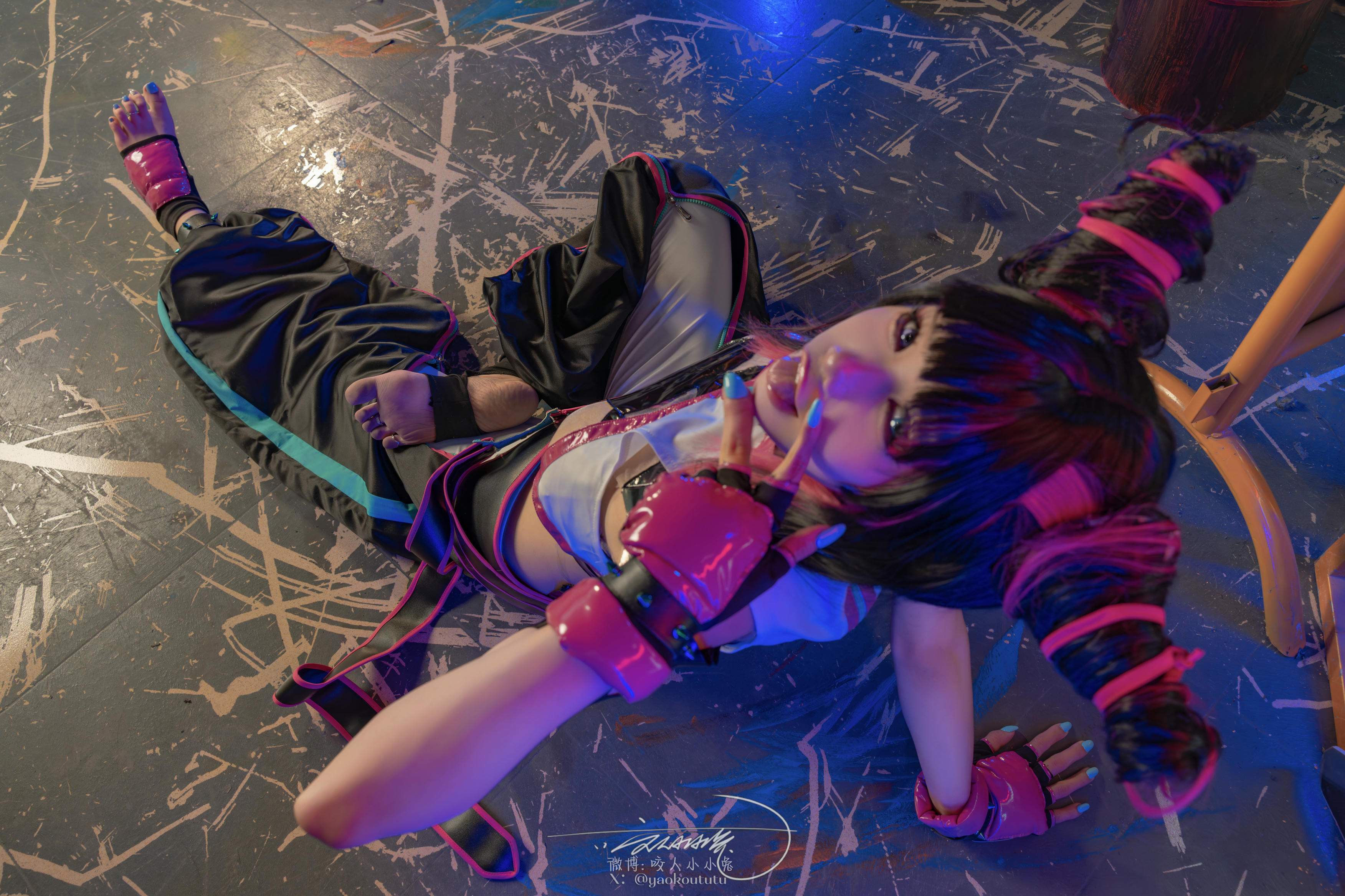黏黏团子兔 NO.159 咬人小小兔 五月作品『街霸-韩蛛俐』 [81P1V-1.39GB]_第2集