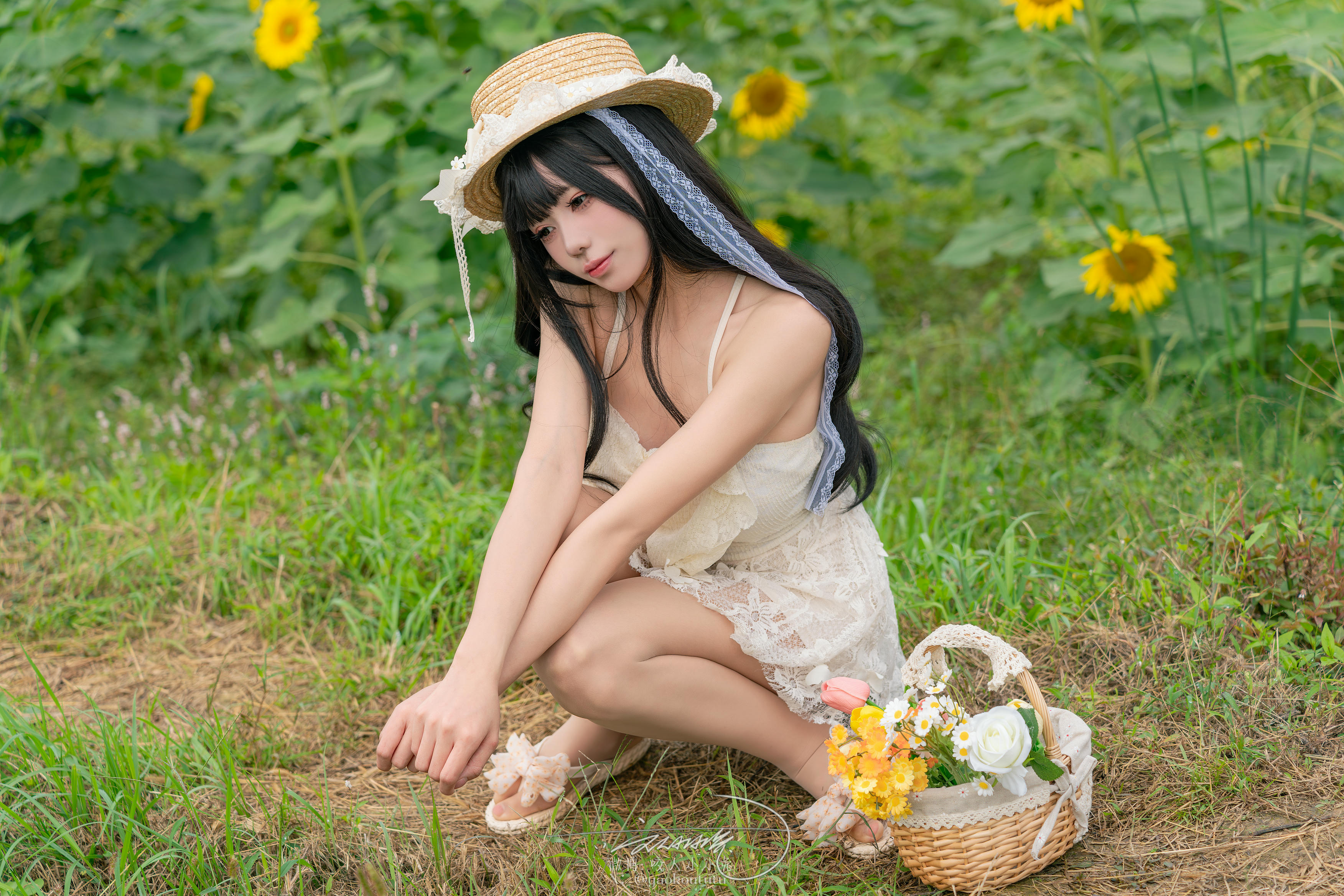 黏黏团子兔 NO.173 咬人小小兔 7月作品『夏の葵』Summertime [73P1V 1.52GB]_第2集
