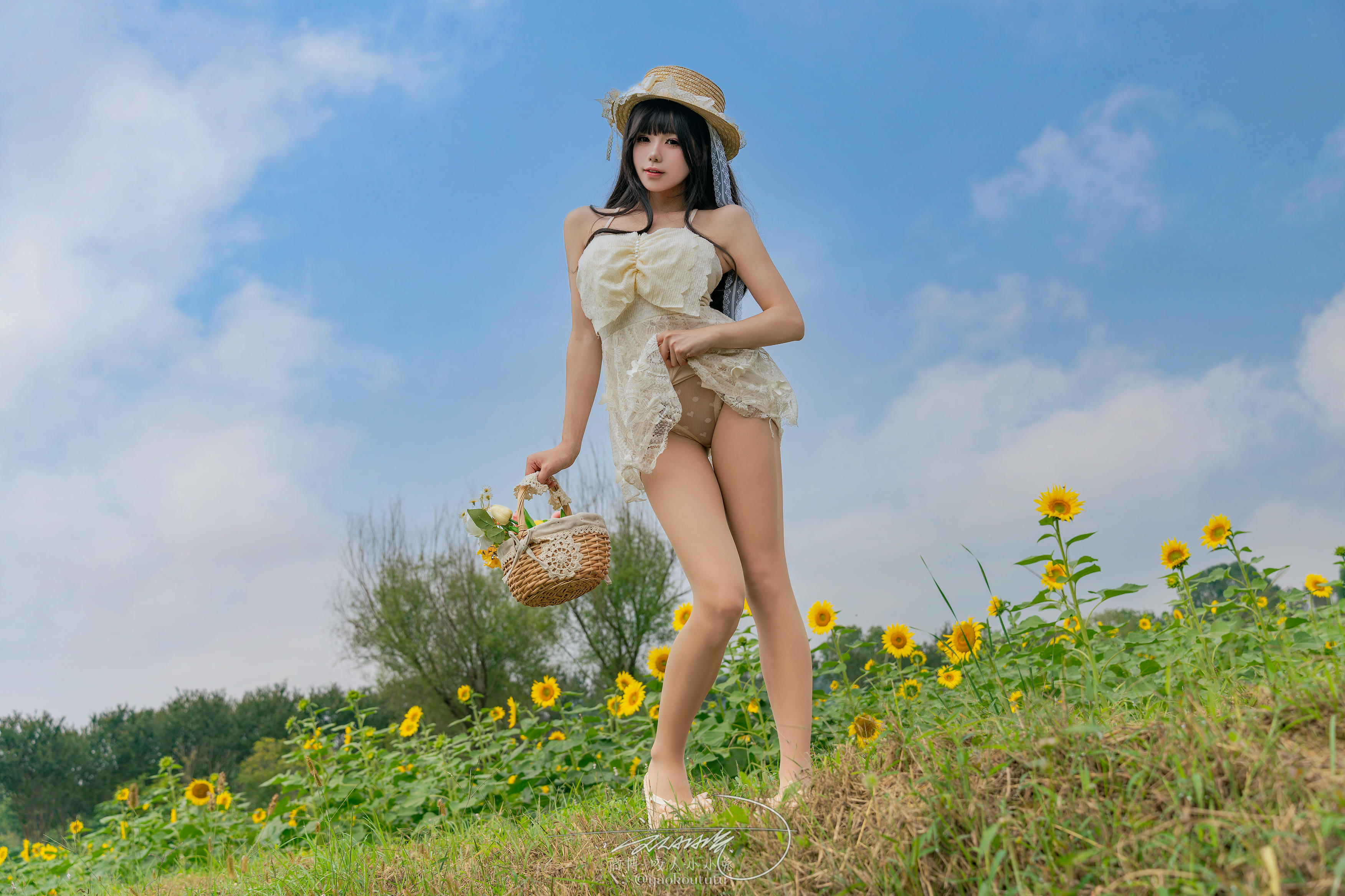 黏黏团子兔 NO.173 咬人小小兔 7月作品『夏の葵』Summertime [73P1V 1.52GB]_第2集