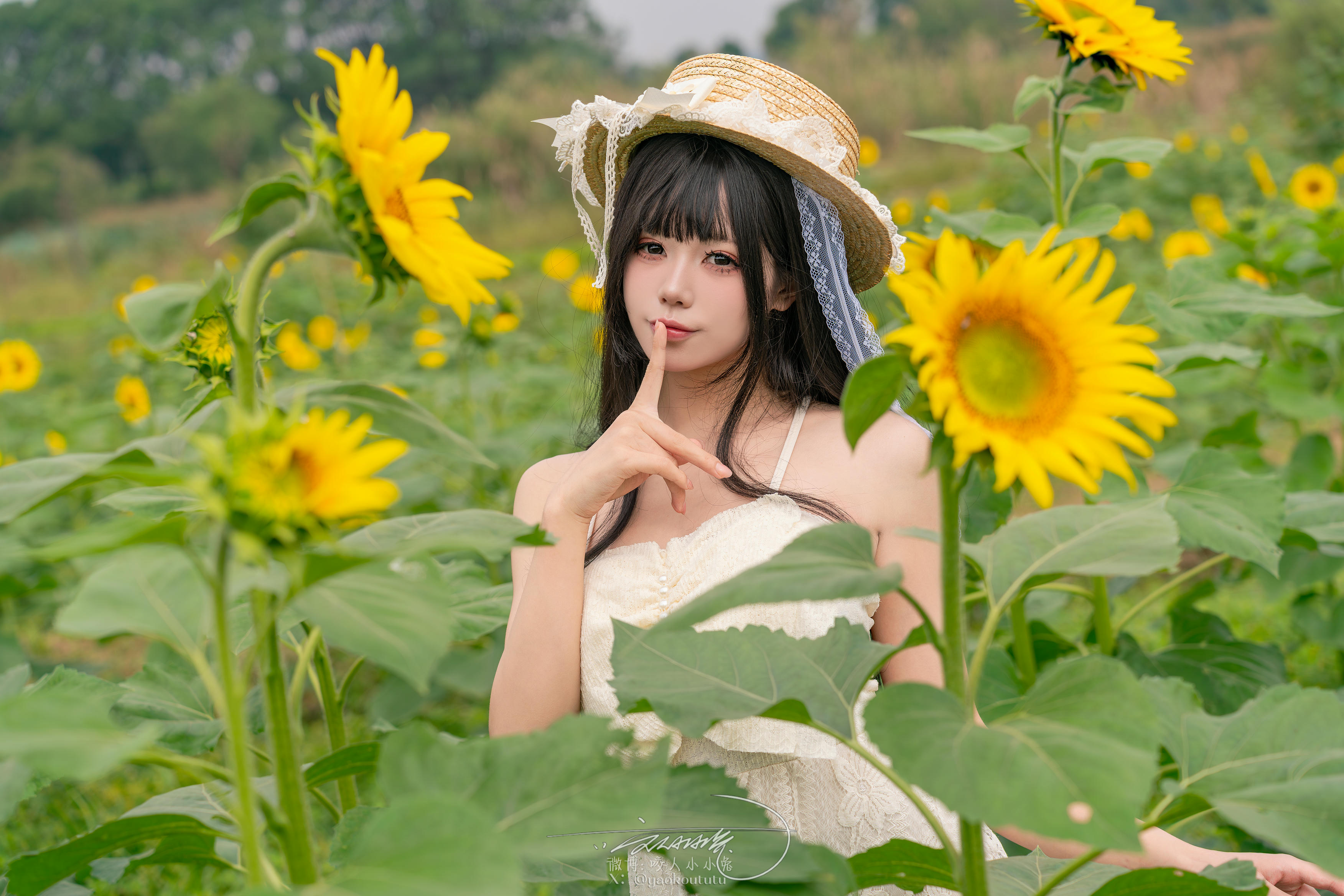 黏黏团子兔 NO.173 咬人小小兔 7月作品『夏の葵』Summertime [73P1V 1.52GB]_第1集