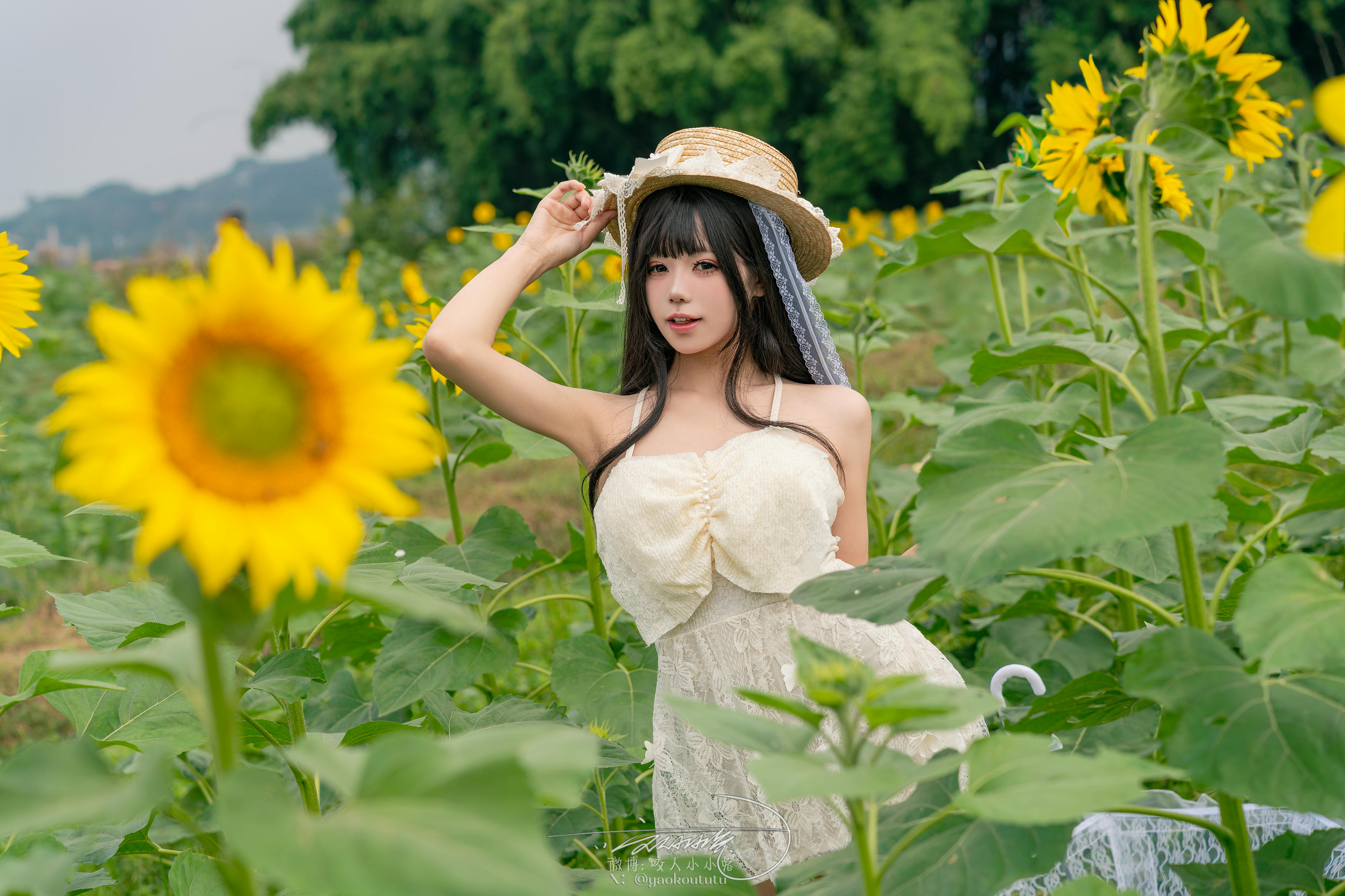 黏黏团子兔 NO.173 咬人小小兔 7月作品『夏の葵』Summertime [73P1V 1.52GB]_第1集