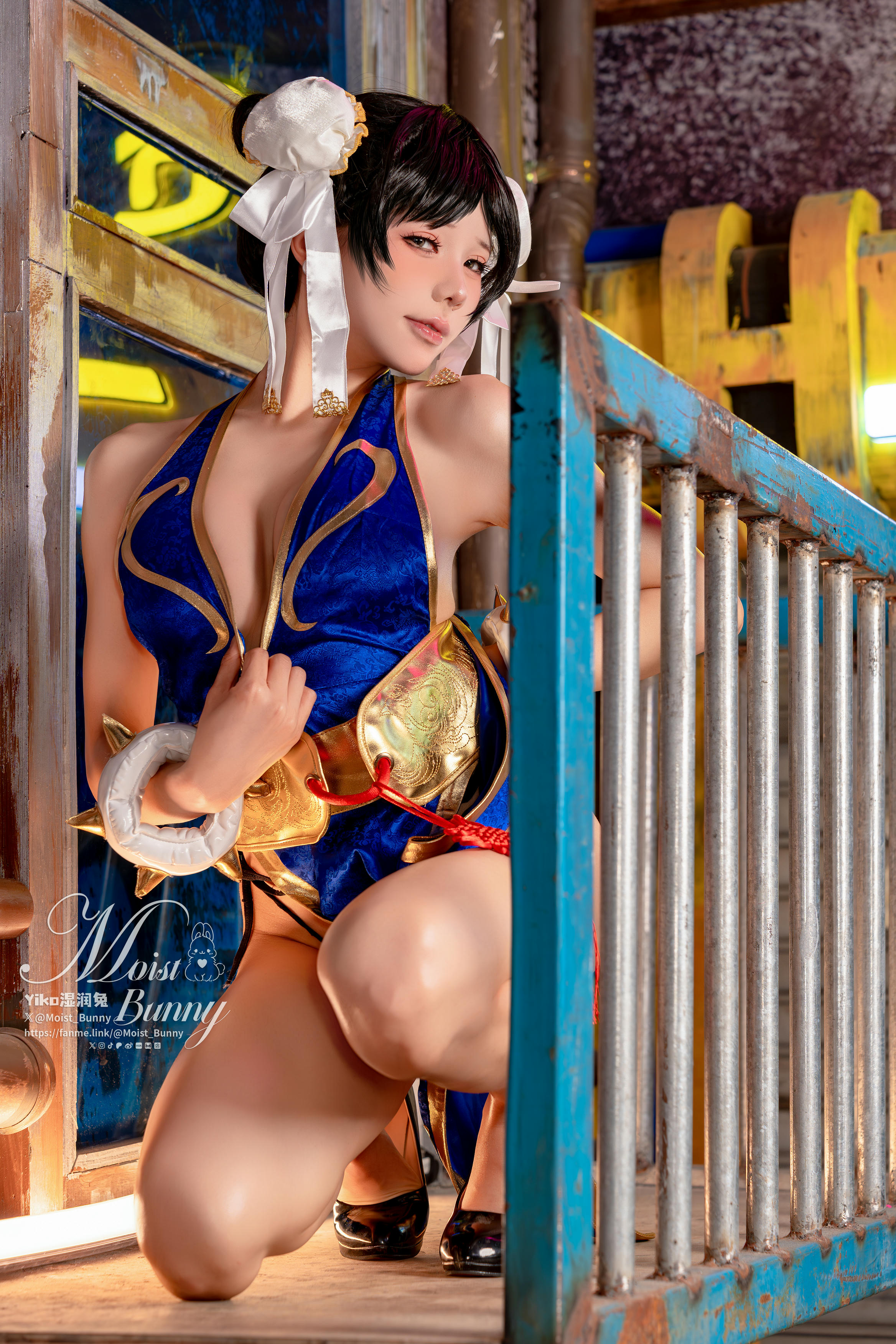 Yiko湿润兔 NO.215 25.02月作品『街霸-春丽』桃花旗袍 [85P1V 1.58GB]_第3集