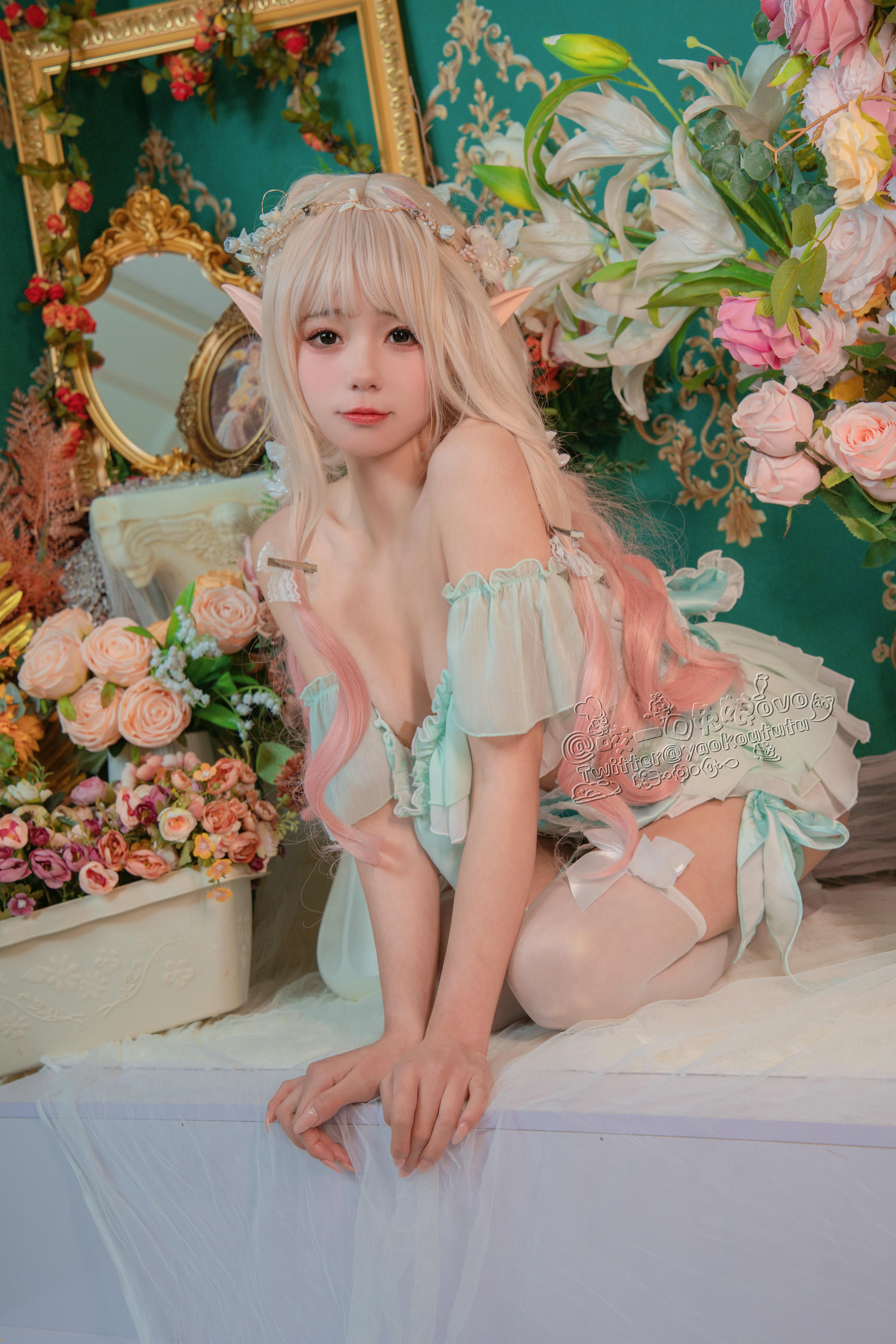 黏黏团子兔 NO.009 豌豆公主的秘密花房[40P 911MB]_第2集
