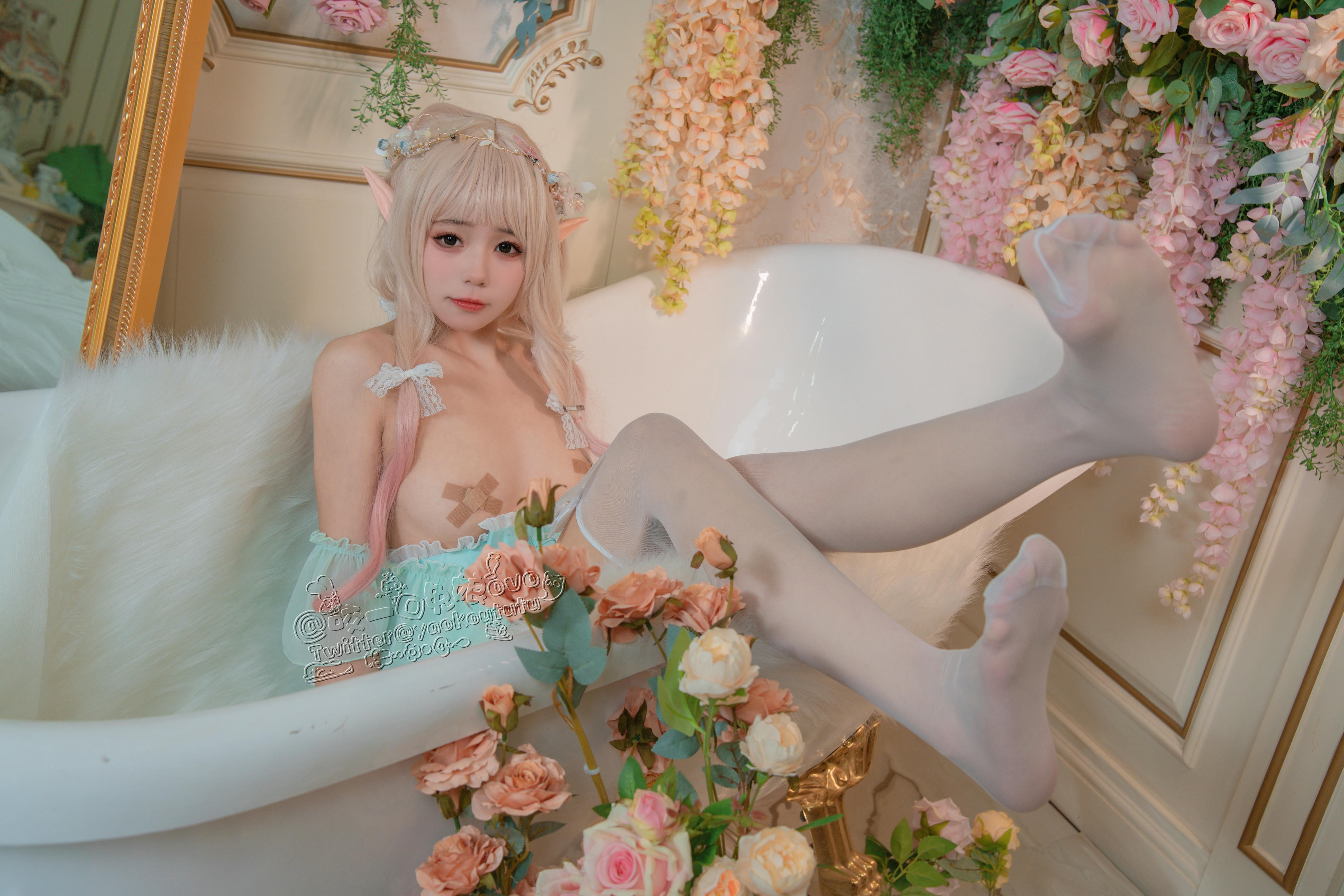 黏黏团子兔 NO.009 豌豆公主的秘密花房[40P 911MB]_第2集