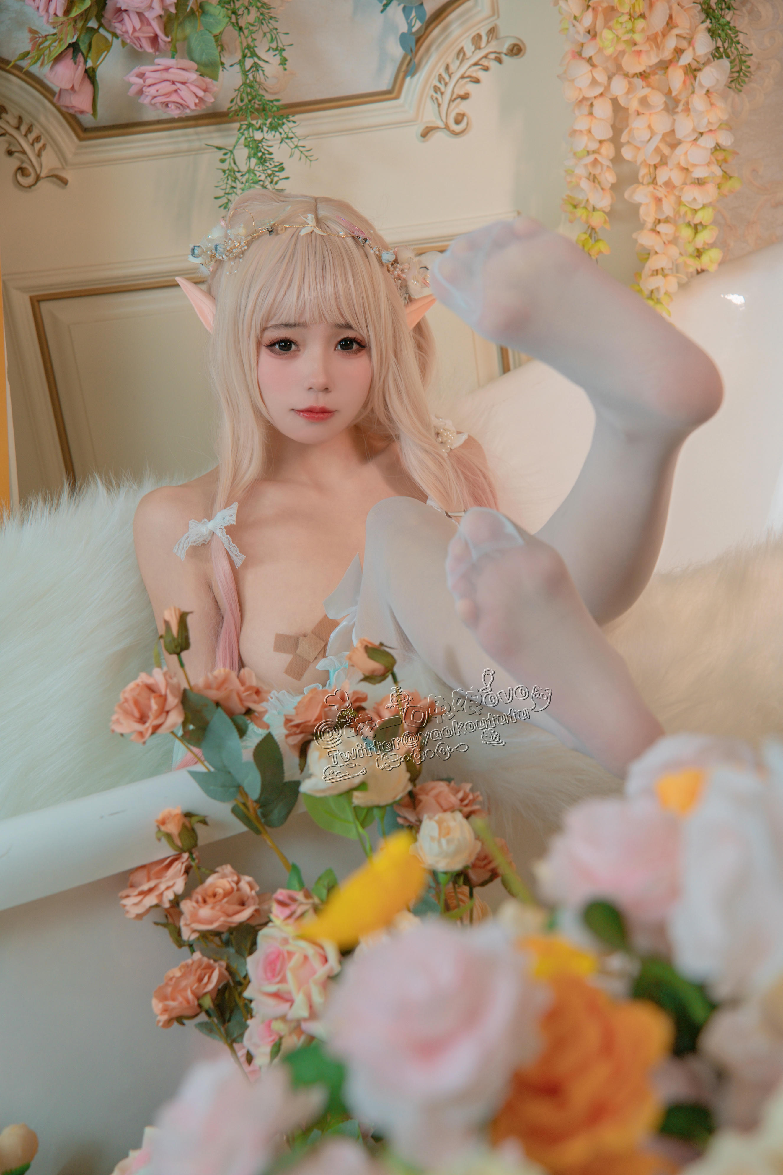 黏黏团子兔 NO.009 豌豆公主的秘密花房[40P 911MB]_第2集