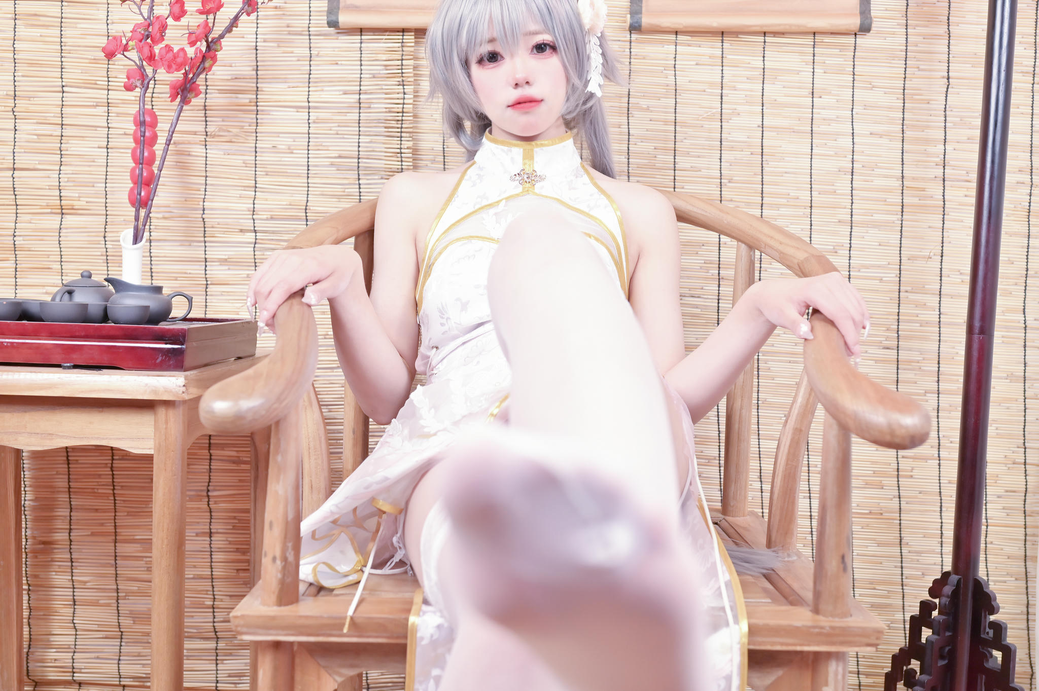 黏黏团子兔 NO.021 洛天依芒种旗袍 [7P 58.09 MB]_第1集