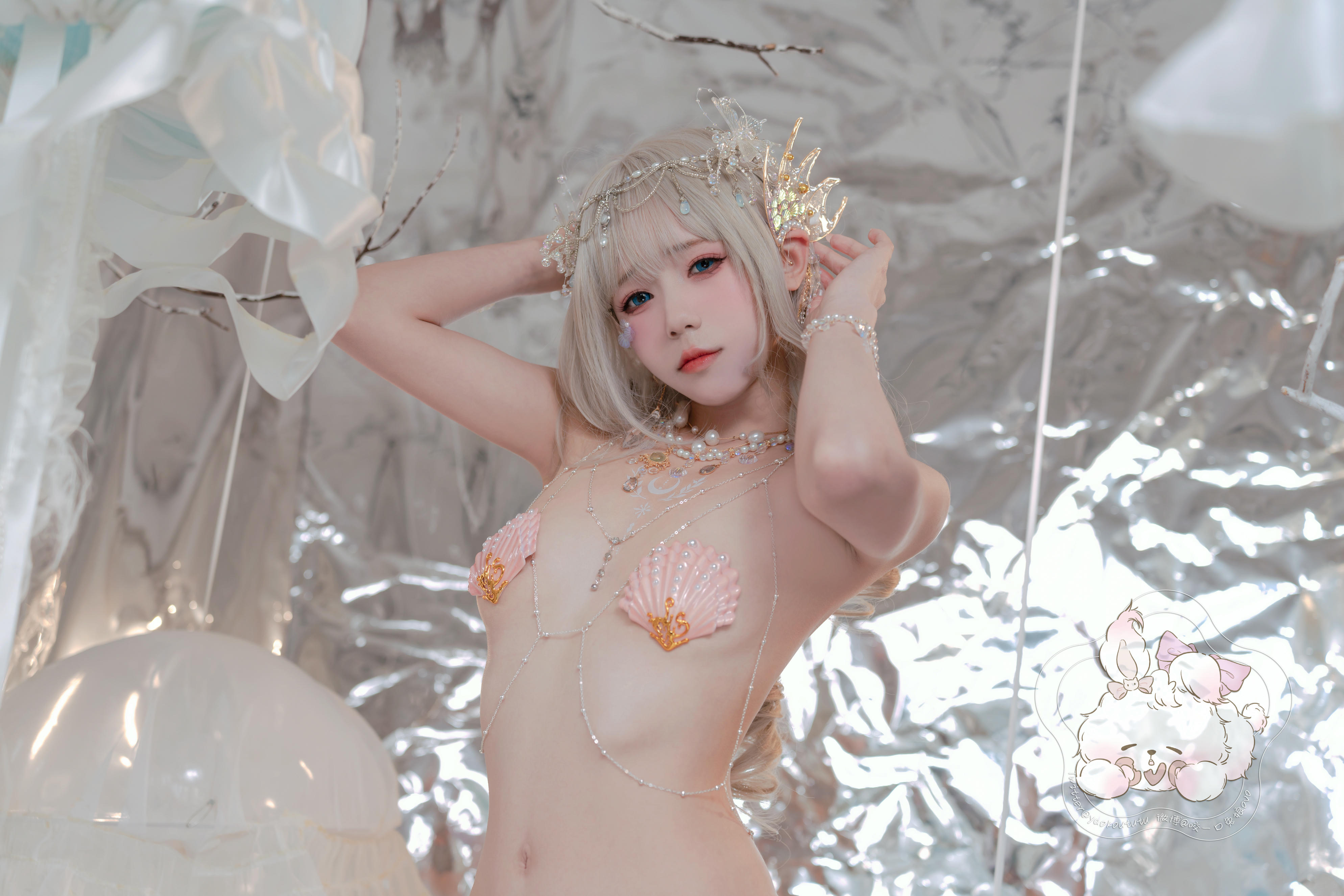 黏黏团子兔 NO.043 海的女儿 [53P+2V 1.24GB]_第3集