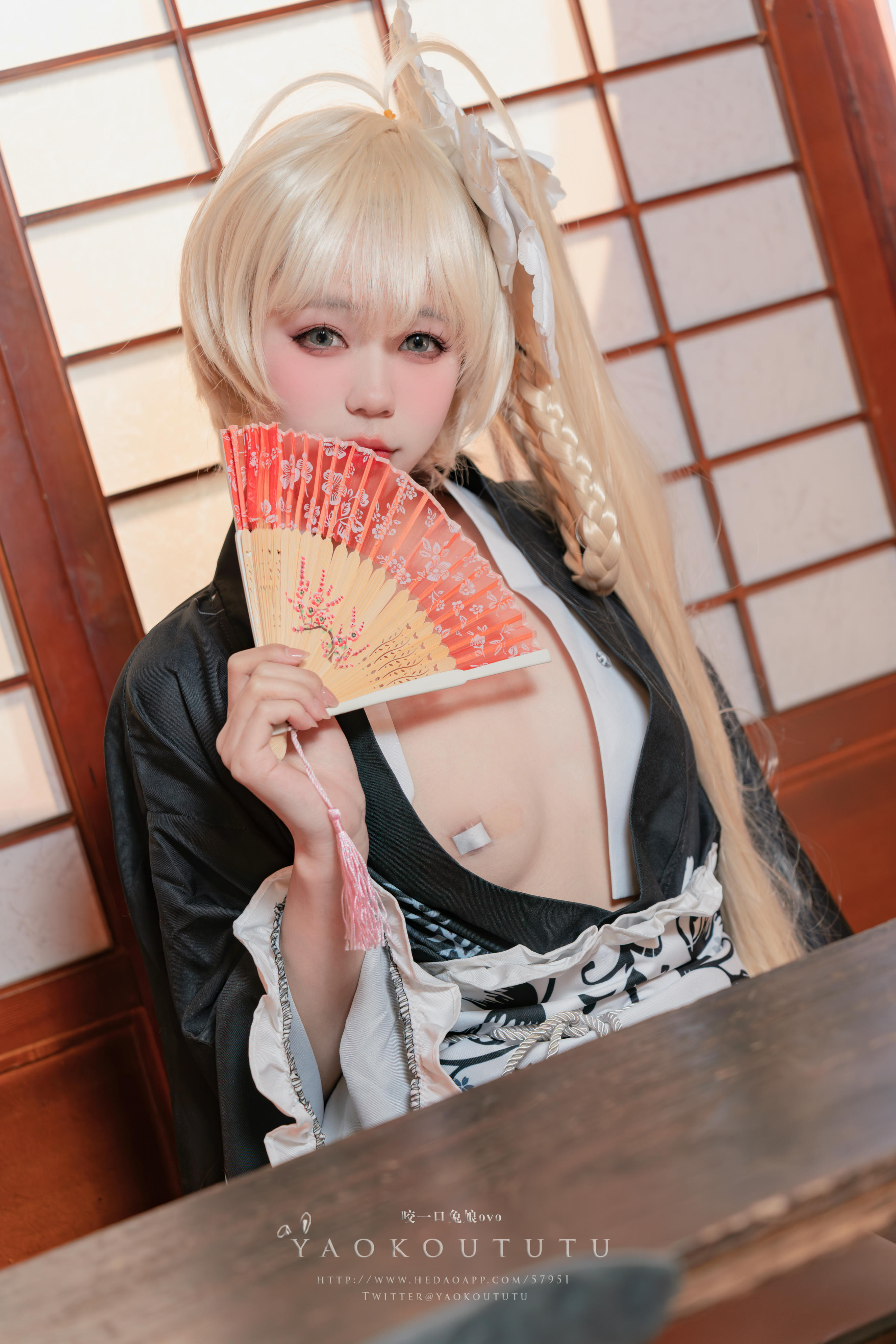 黏黏团子兔 NO.063 咬一口兔娘ovo 六月T3特典『穹妹浴衣 游园惊梦』[42P1V 774MB]_第2集