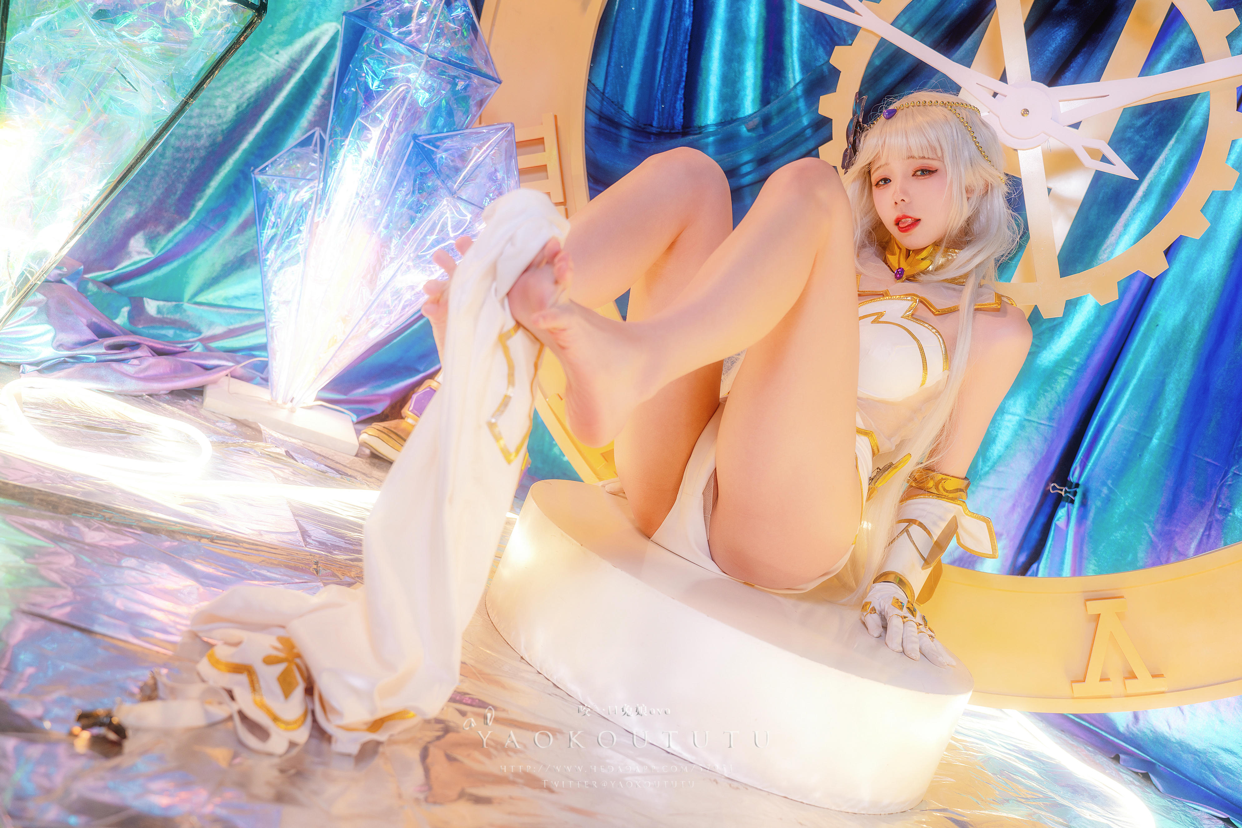黏黏团子兔 NO.072 咬一口兔娘ovo 海王星+江南舞蹈style [47P1V 1.13GB]_第2集
