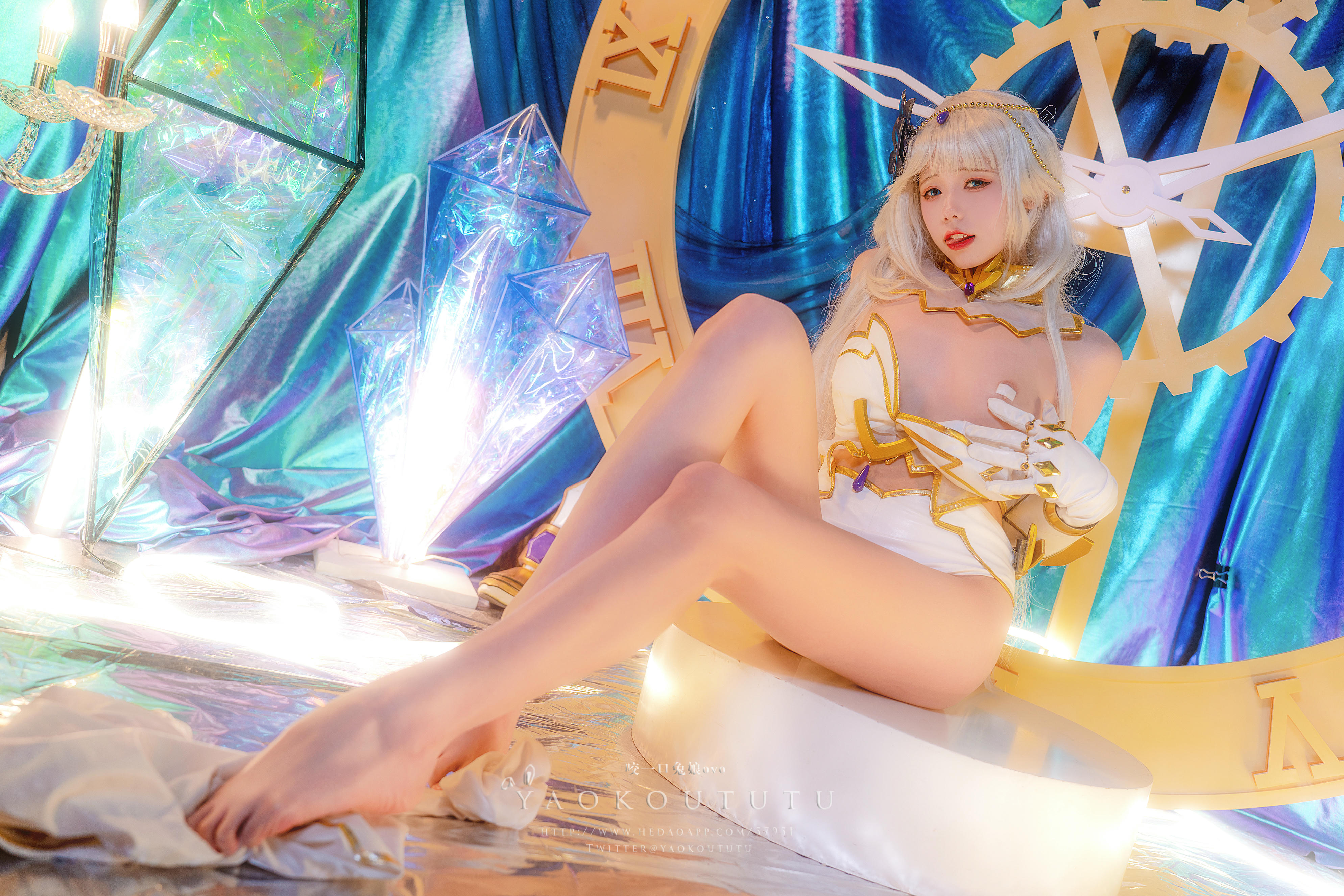 黏黏团子兔 NO.072 咬一口兔娘ovo 海王星+江南舞蹈style [47P1V 1.13GB]_第2集
