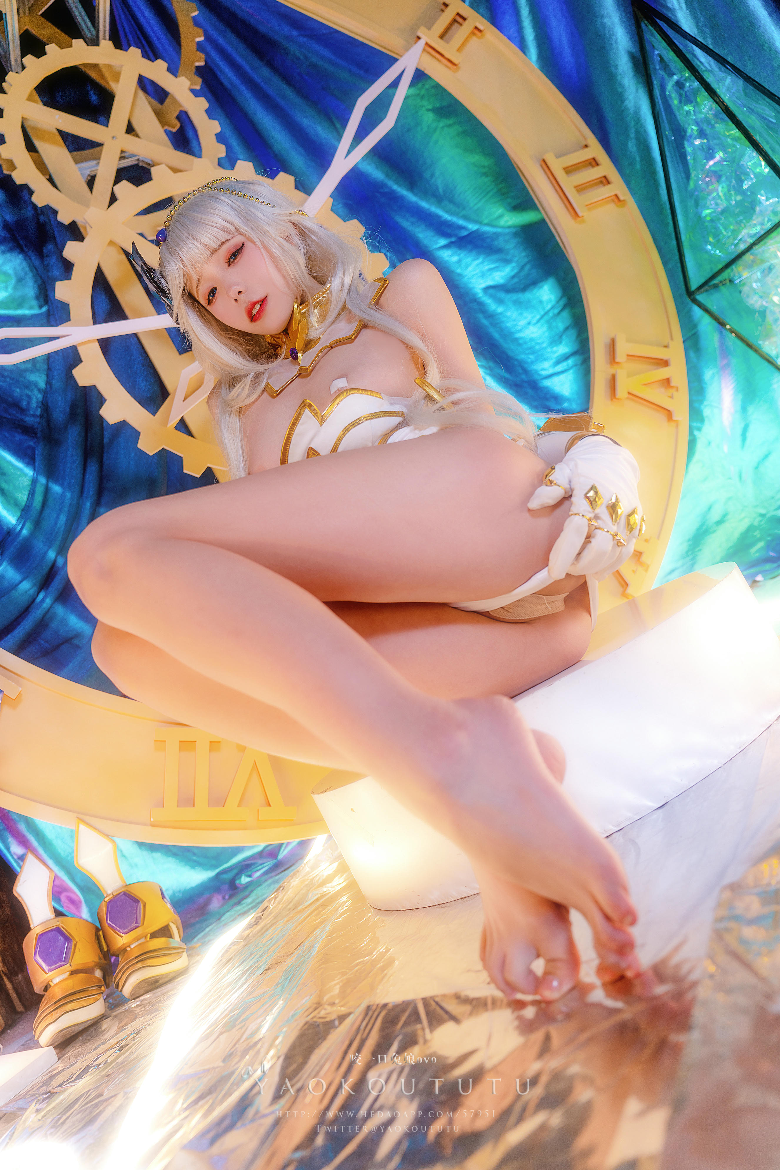 黏黏团子兔 NO.072 咬一口兔娘ovo 海王星+江南舞蹈style [47P1V 1.13GB]_第3集
