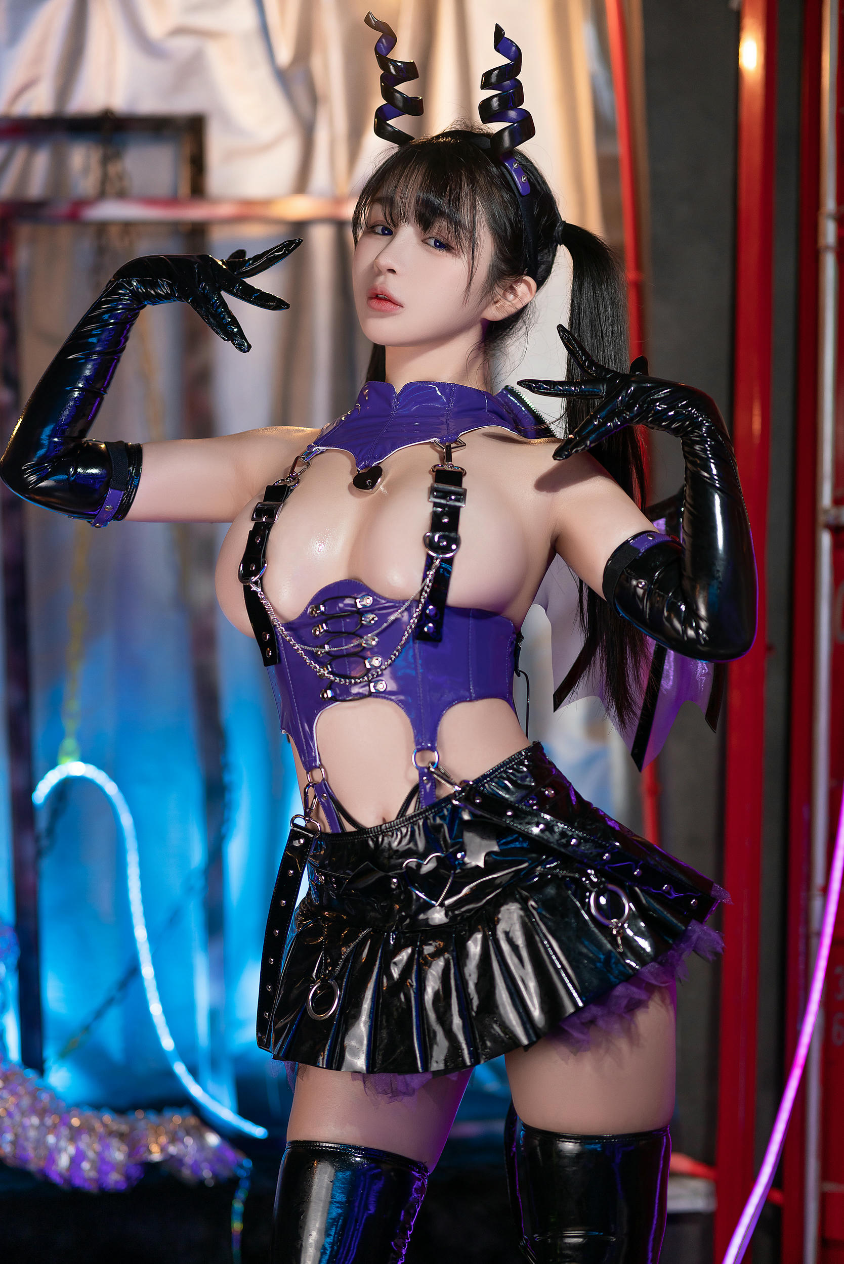 樱井宁宁-桜井宁宁 NO.093 赛博小恶魔 [85P 1.25GB]_第1集