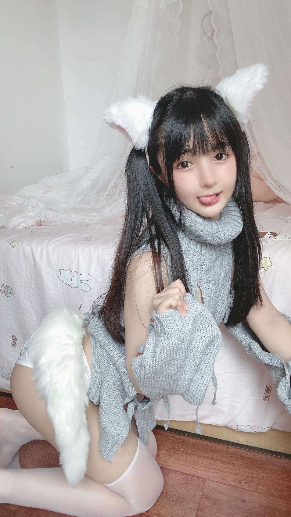 樱井宁宁-桜井宁宁 NO.016 白い猫ちゃん [50P1V-113MB]_第1集