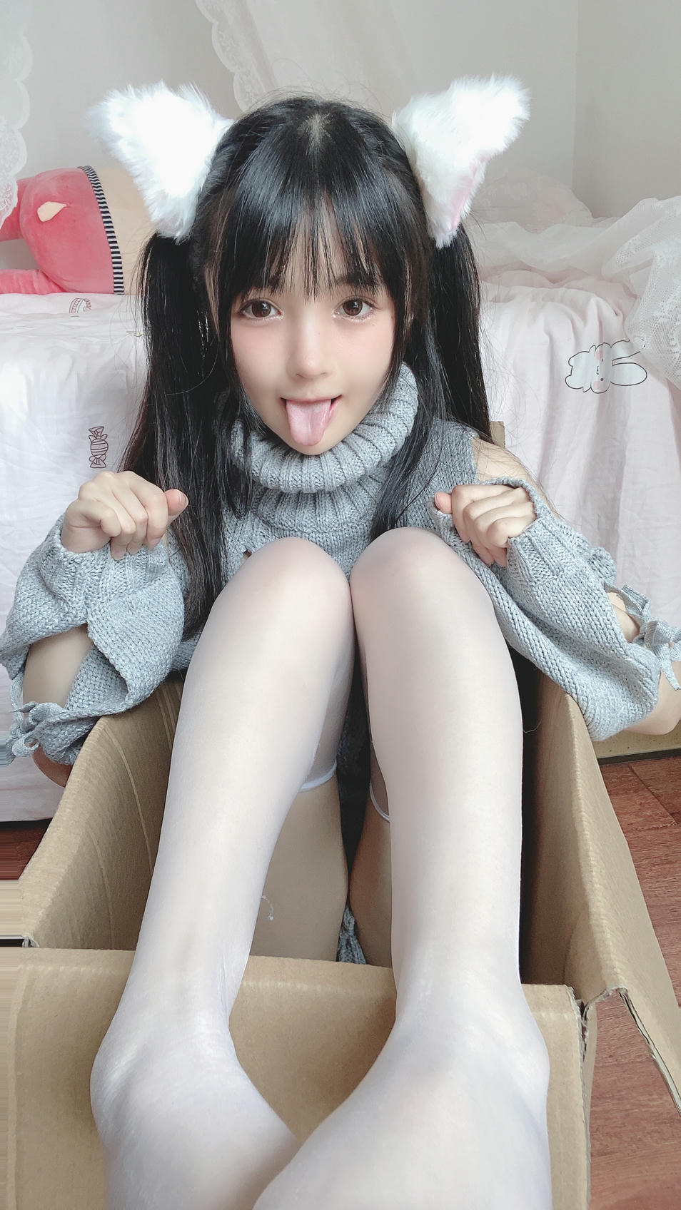 樱井宁宁-桜井宁宁 NO.016 白い猫ちゃん [50P1V-113MB]_第1集