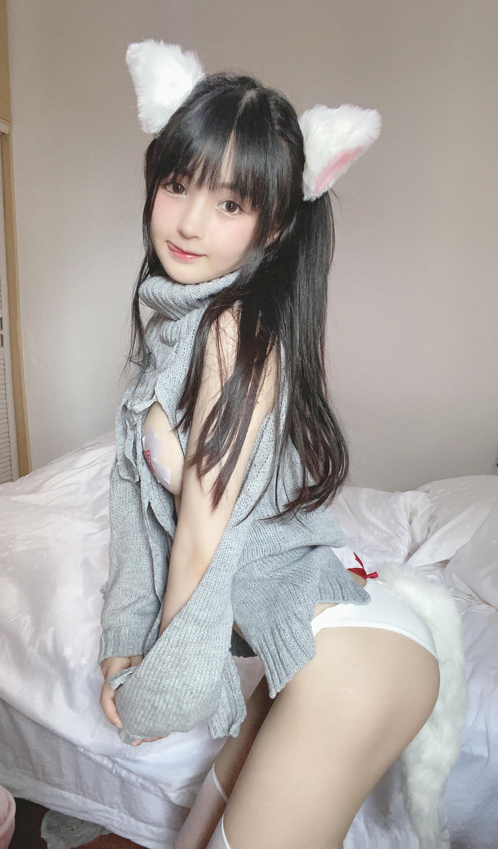 樱井宁宁-桜井宁宁 NO.016 白い猫ちゃん [50P1V-113MB]_第3集