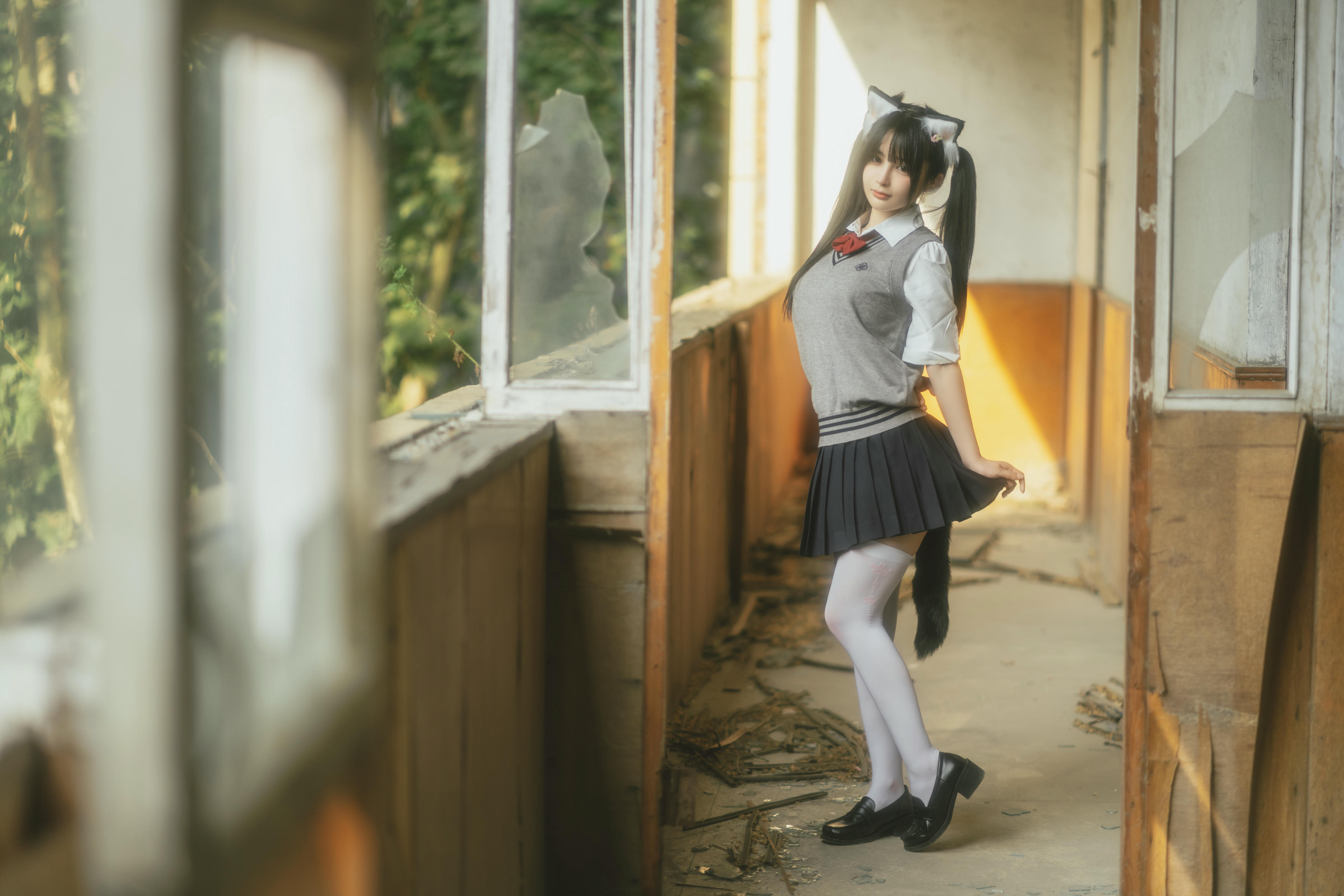 樱井宁宁-桜井宁宁 NO.055 废墟jk [74P 1.73GB]_第1集