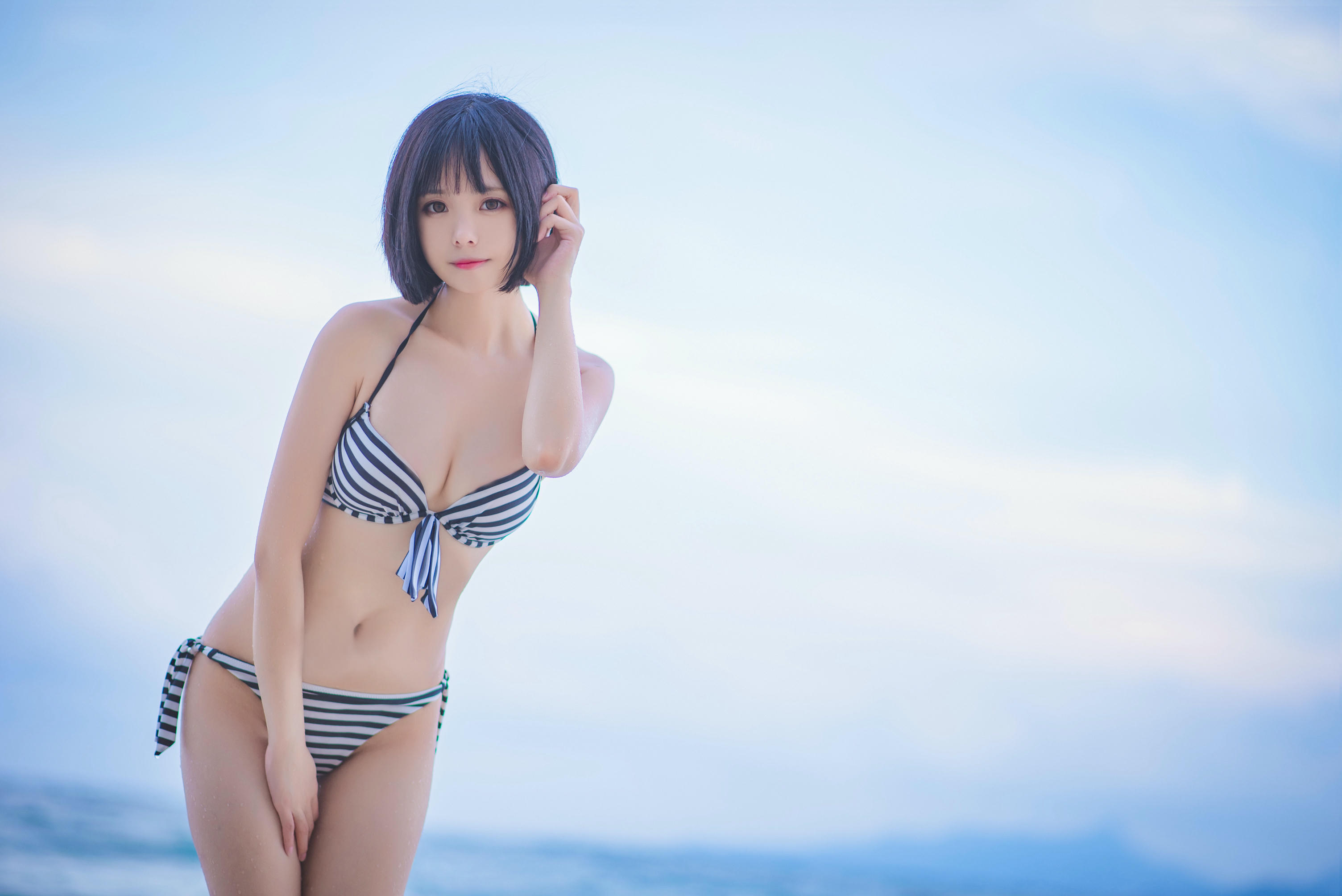 Yoko宅夏 NO.027 Yoko宅夏&白金Saki&小野妹子w 路人女主的养成方法 [77P 460MB]_第4集