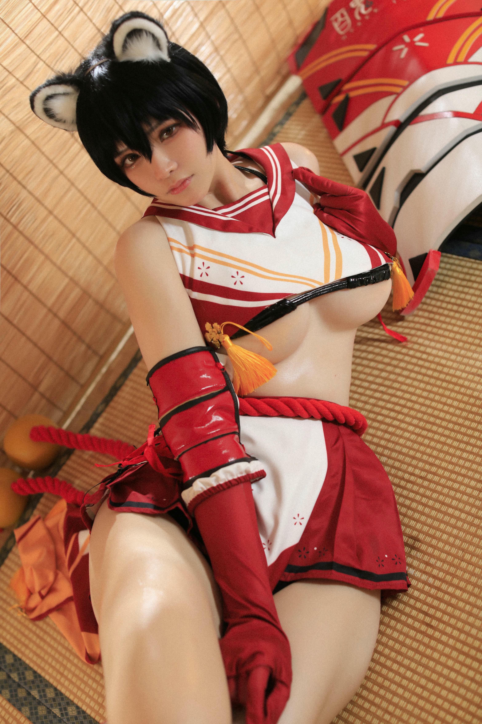 前羽_rr NO.011 碧蓝档案 春日椿 [33P／35MB]_第1集