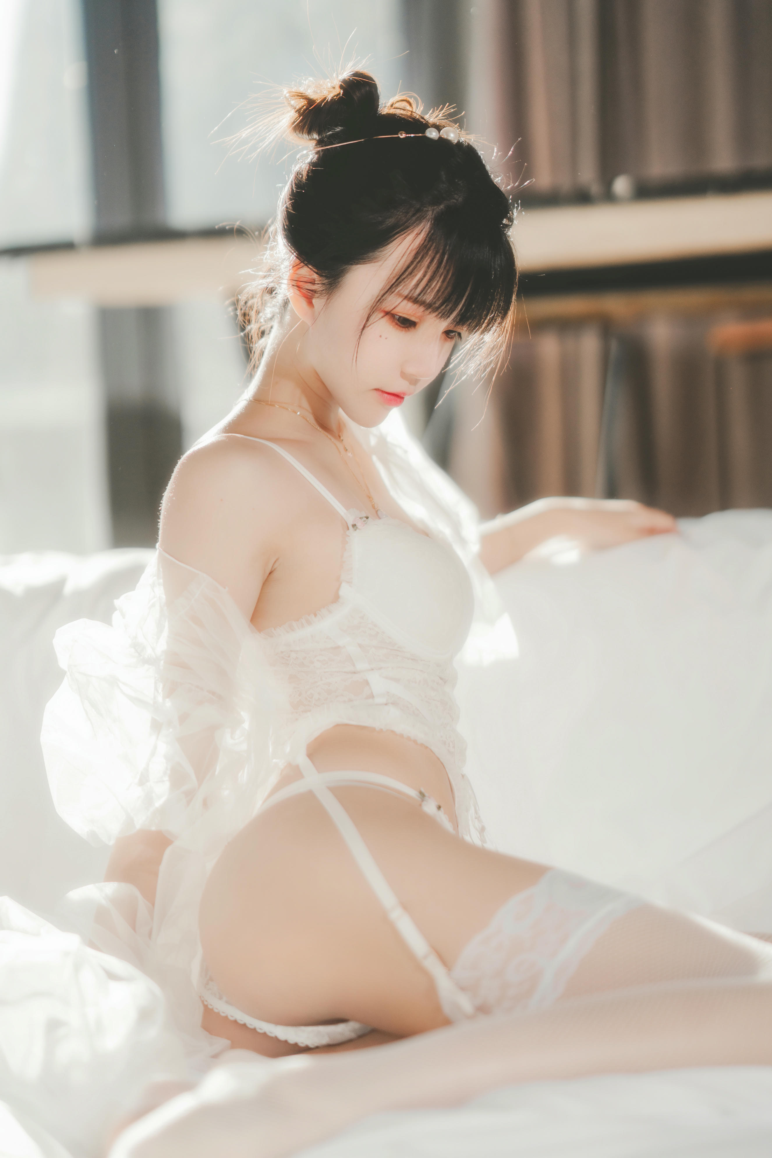 桜桃喵 NO.096 白纱糖01 [40P-601MB]_第1集