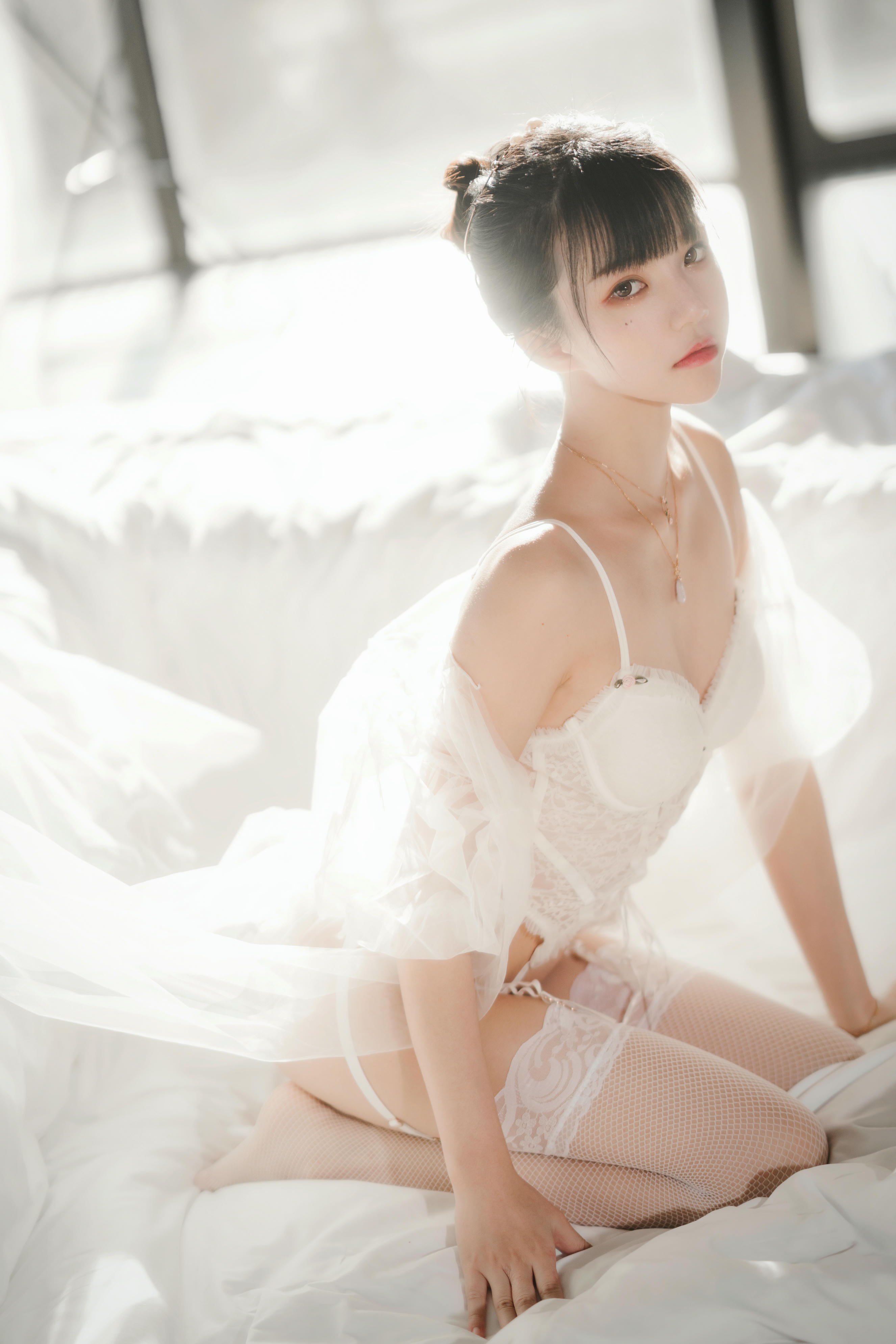 桜桃喵 NO.096 白纱糖01 [40P-601MB]_第1集