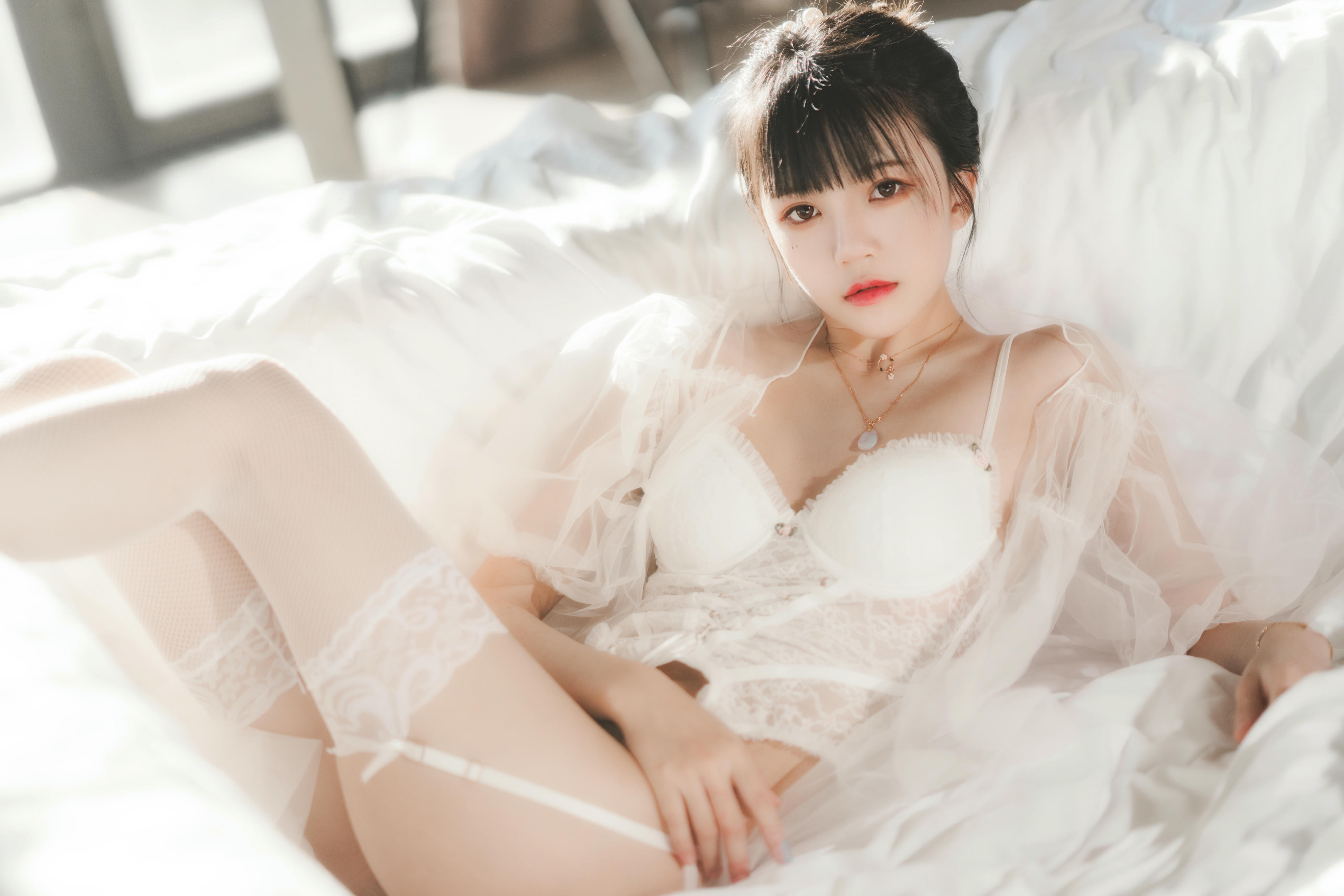 桜桃喵 NO.096 白纱糖01 [40P-601MB]_第1集