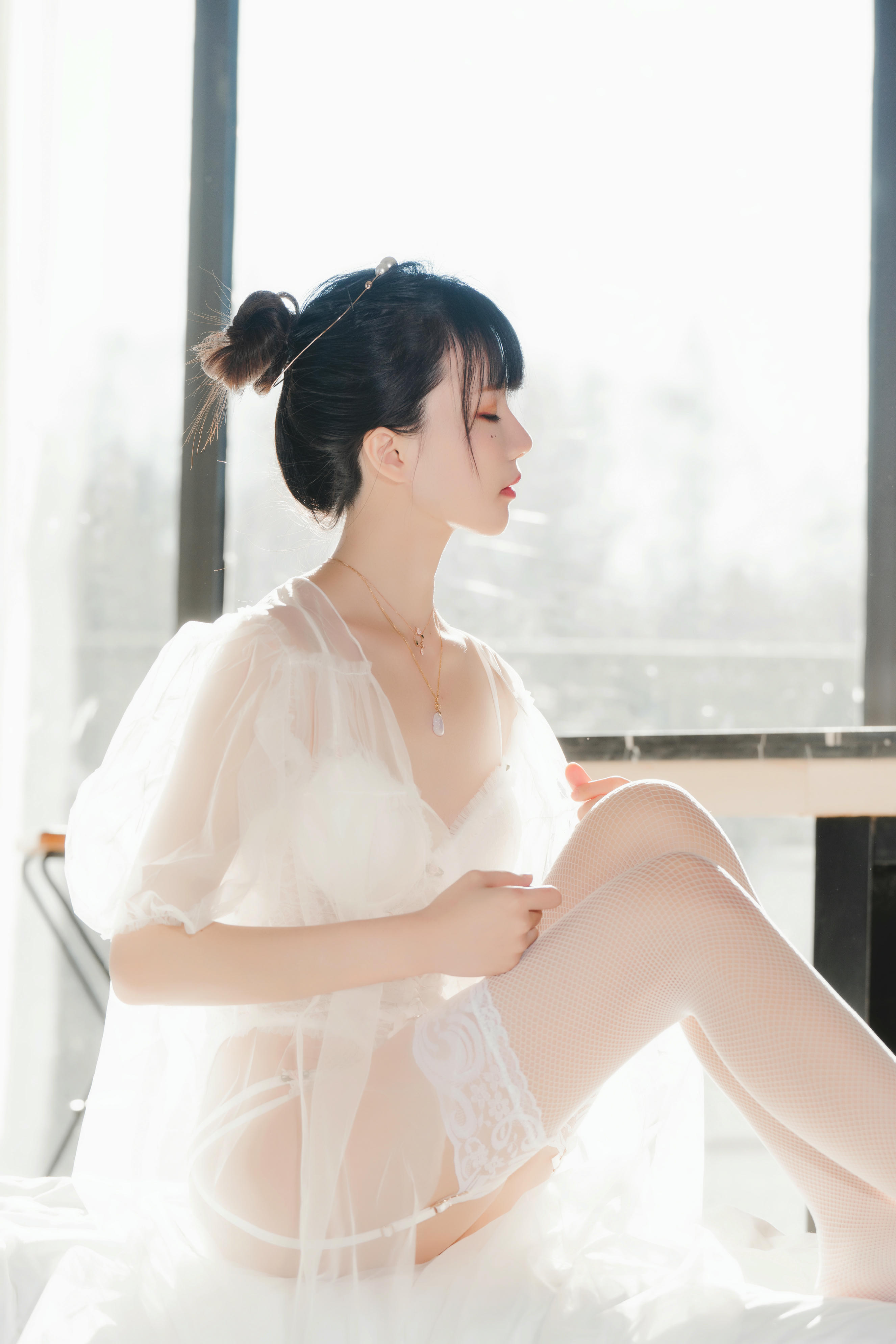 桜桃喵 NO.096 白纱糖01 [40P-601MB]_第1集