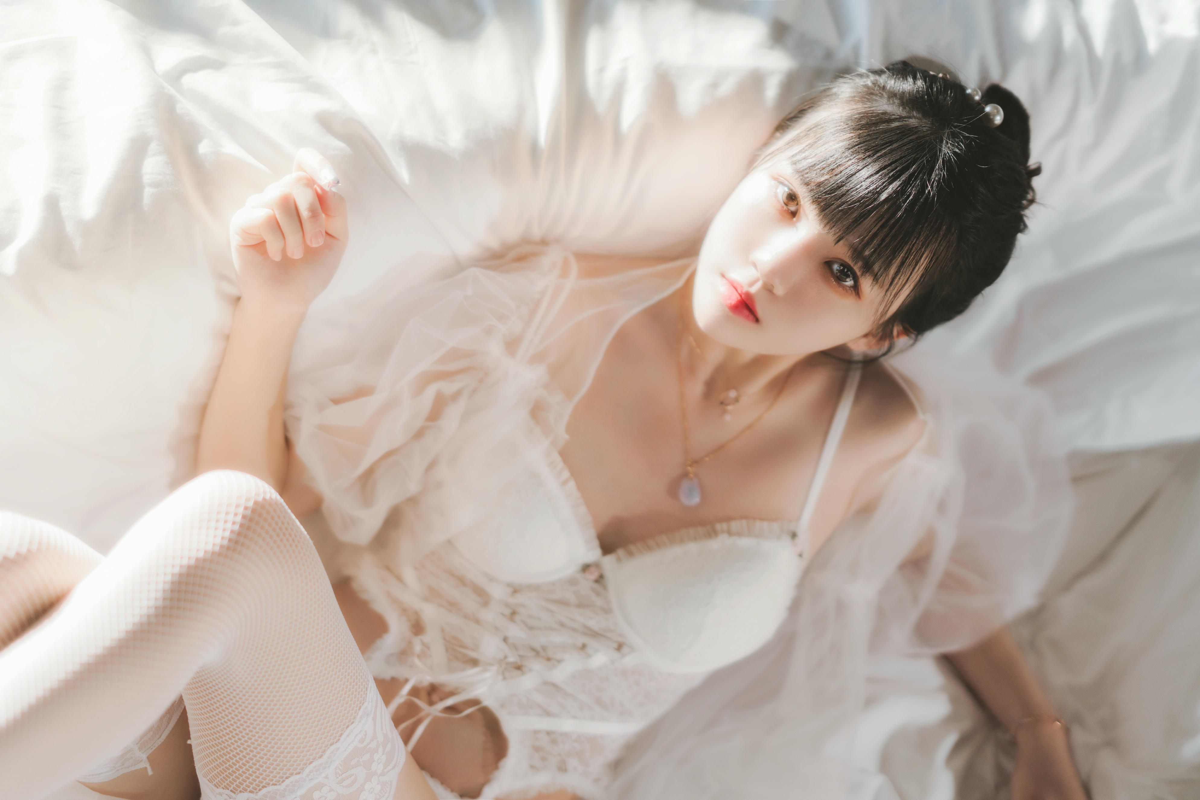 桜桃喵 NO.096 白纱糖01 [40P-601MB]_第1集