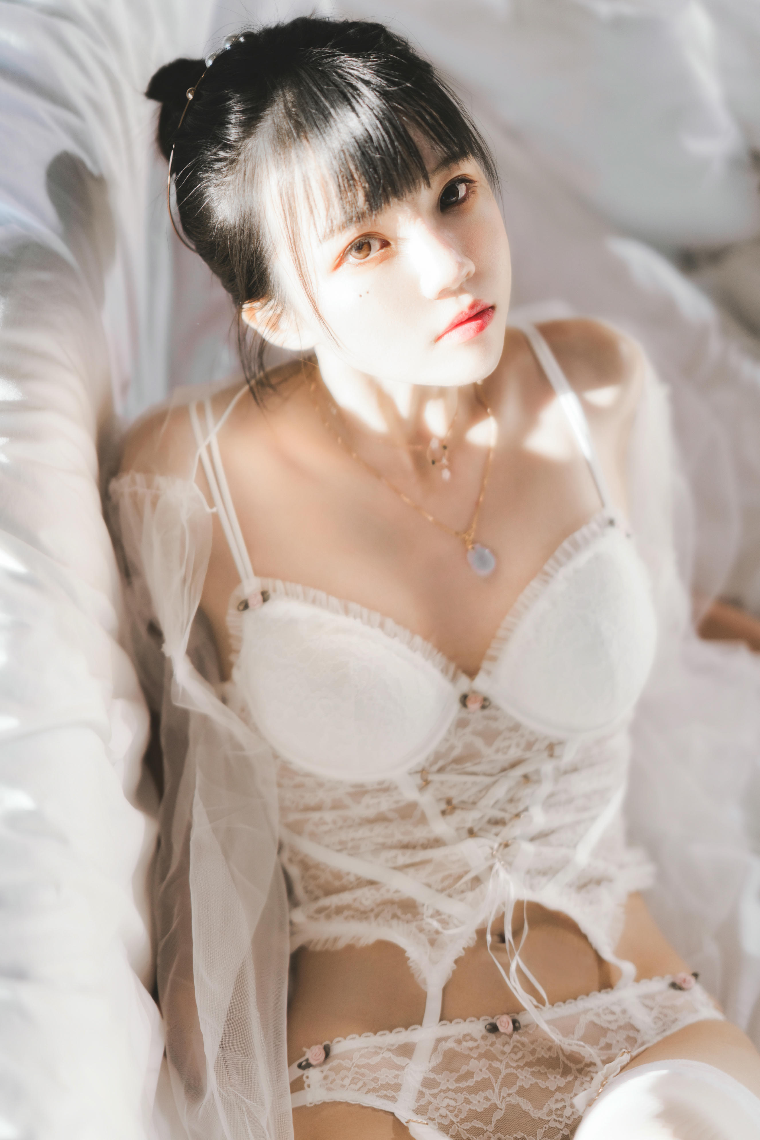 桜桃喵 NO.096 白纱糖01 [40P-601MB]_第2集