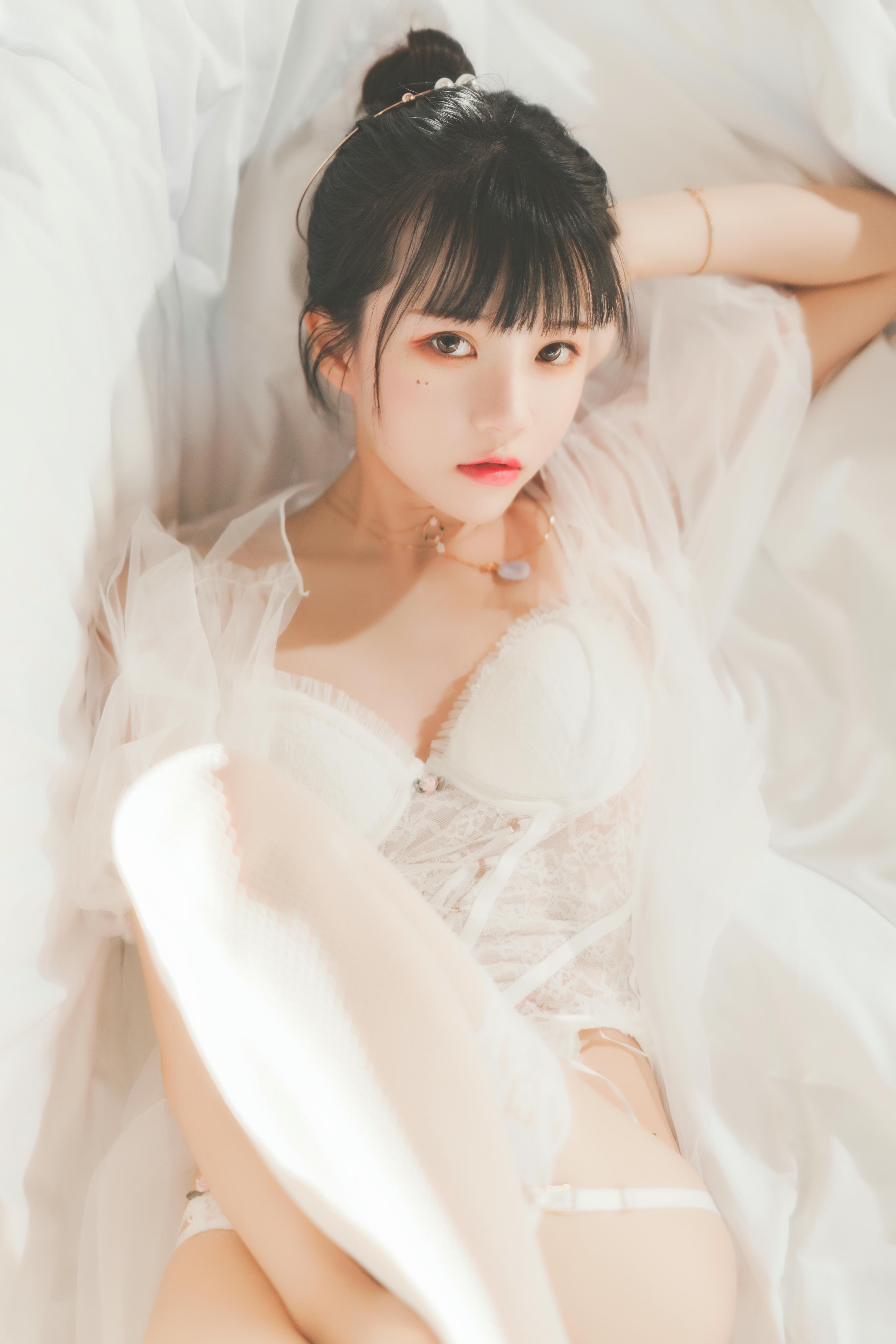 桜桃喵 NO.096 白纱糖01 [40P-601MB]_第2集