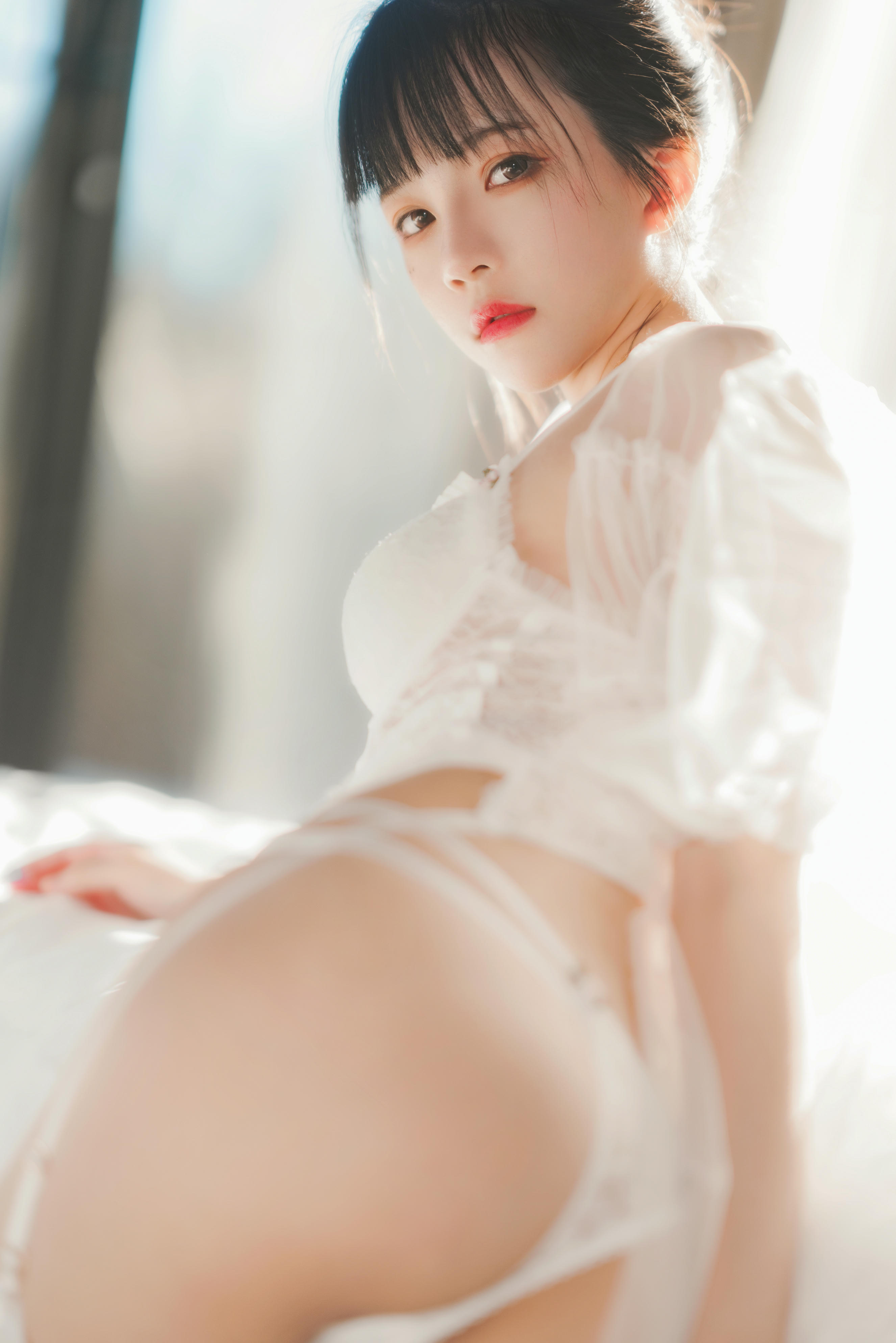 桜桃喵 NO.096 白纱糖01 [40P-601MB]_第2集