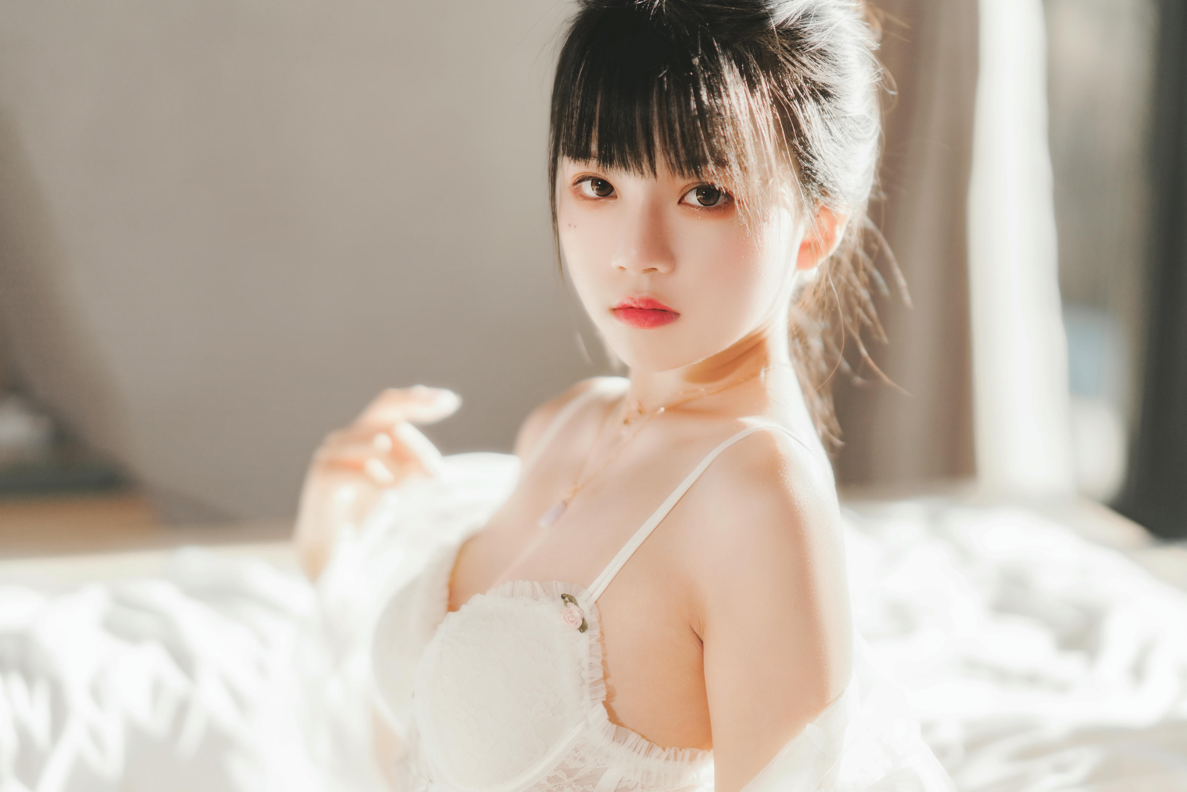 桜桃喵 NO.096 白纱糖01 [40P-601MB]_第2集