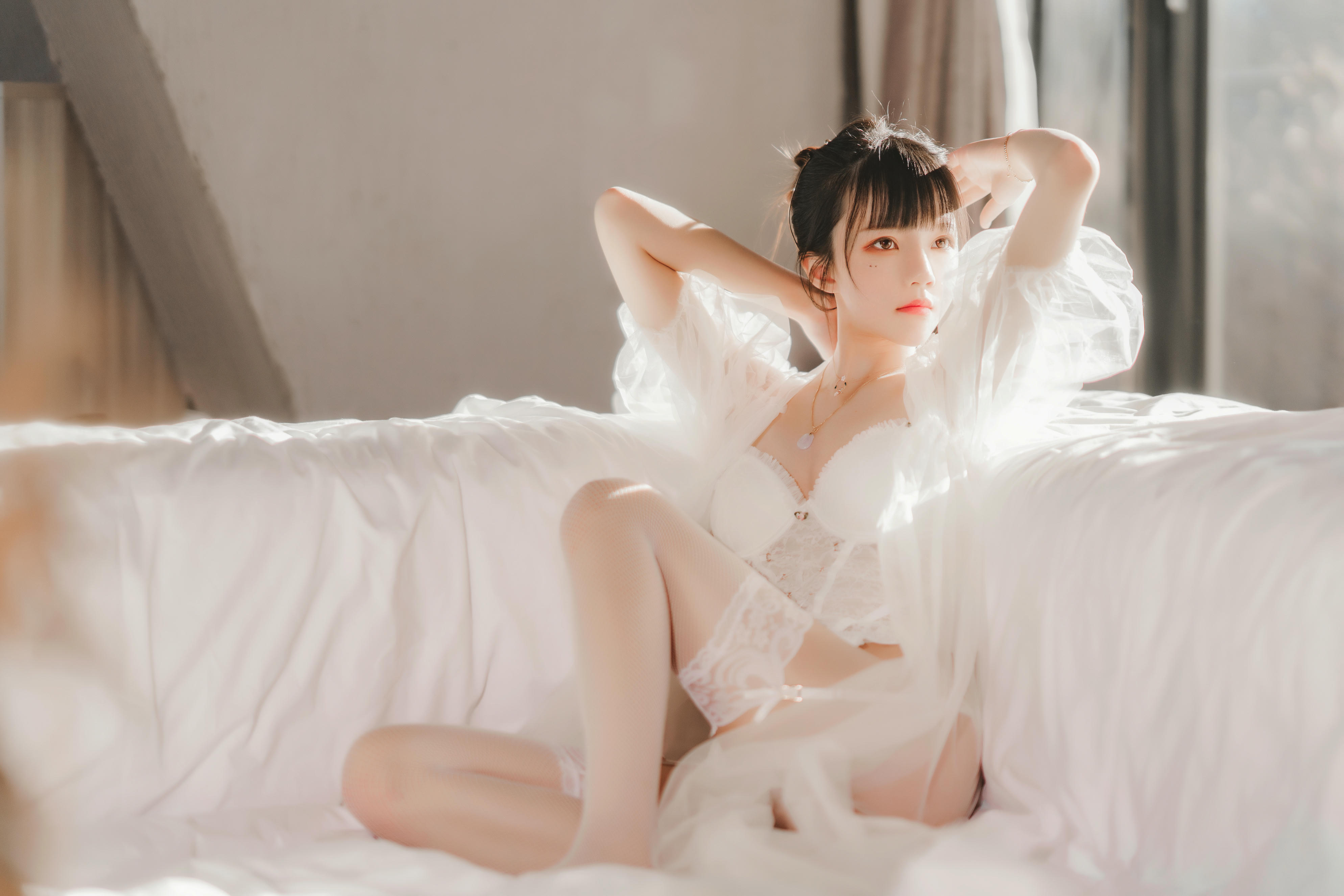 桜桃喵 NO.096 白纱糖01 [40P-601MB]_第2集