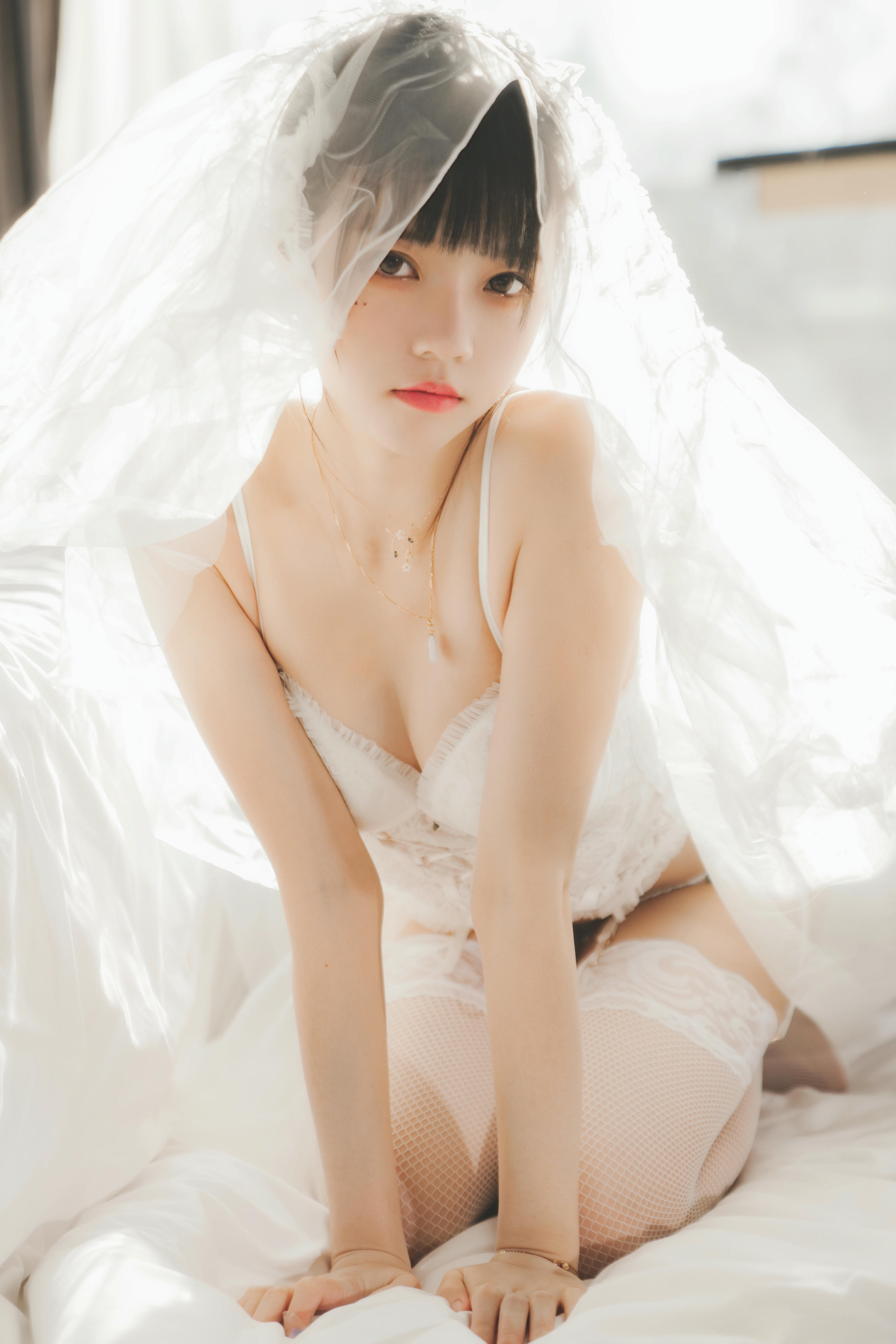 桜桃喵 NO.097 白纱糖02 [35P-582MB]_第1集