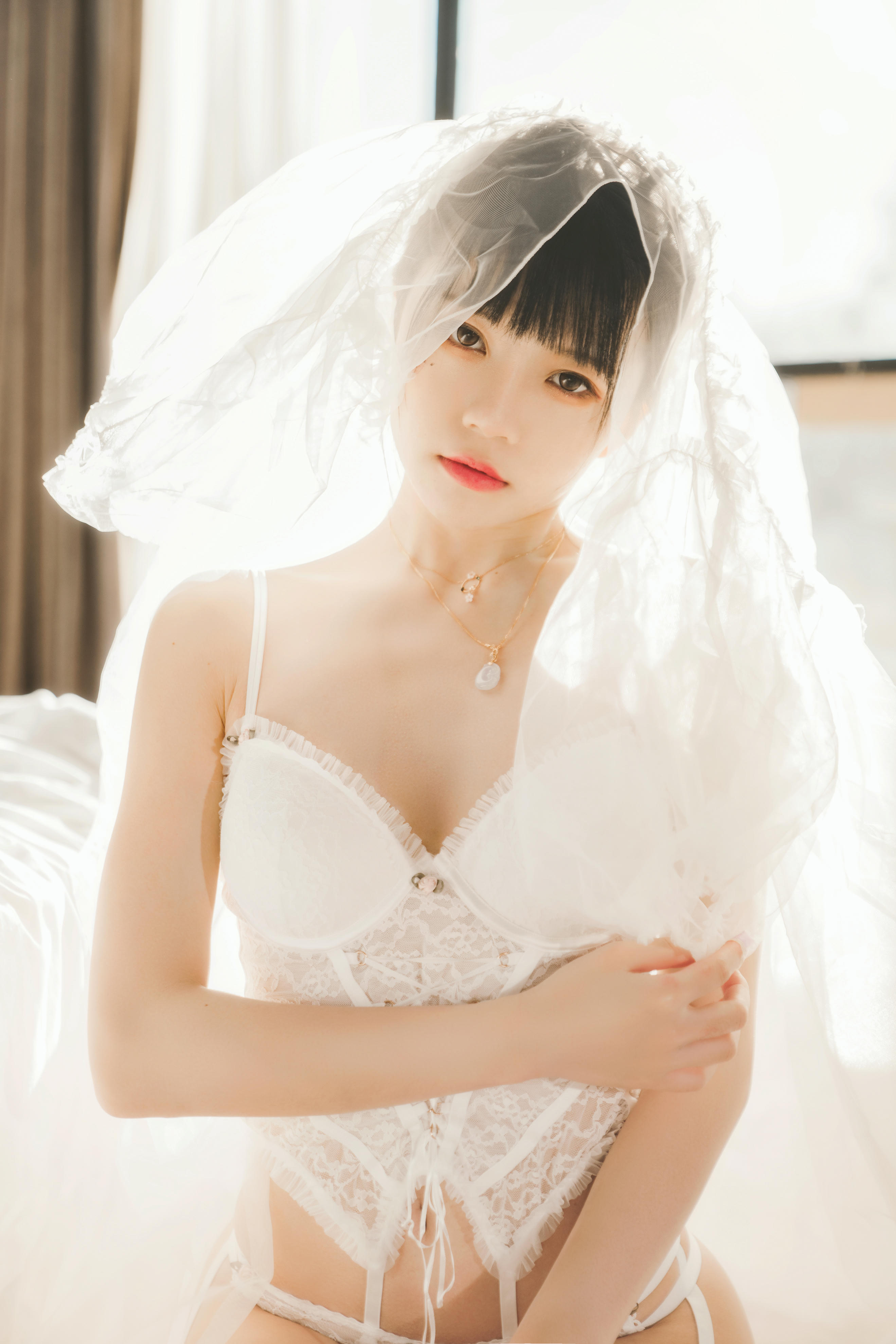 桜桃喵 NO.097 白纱糖02 [35P-582MB]_第1集