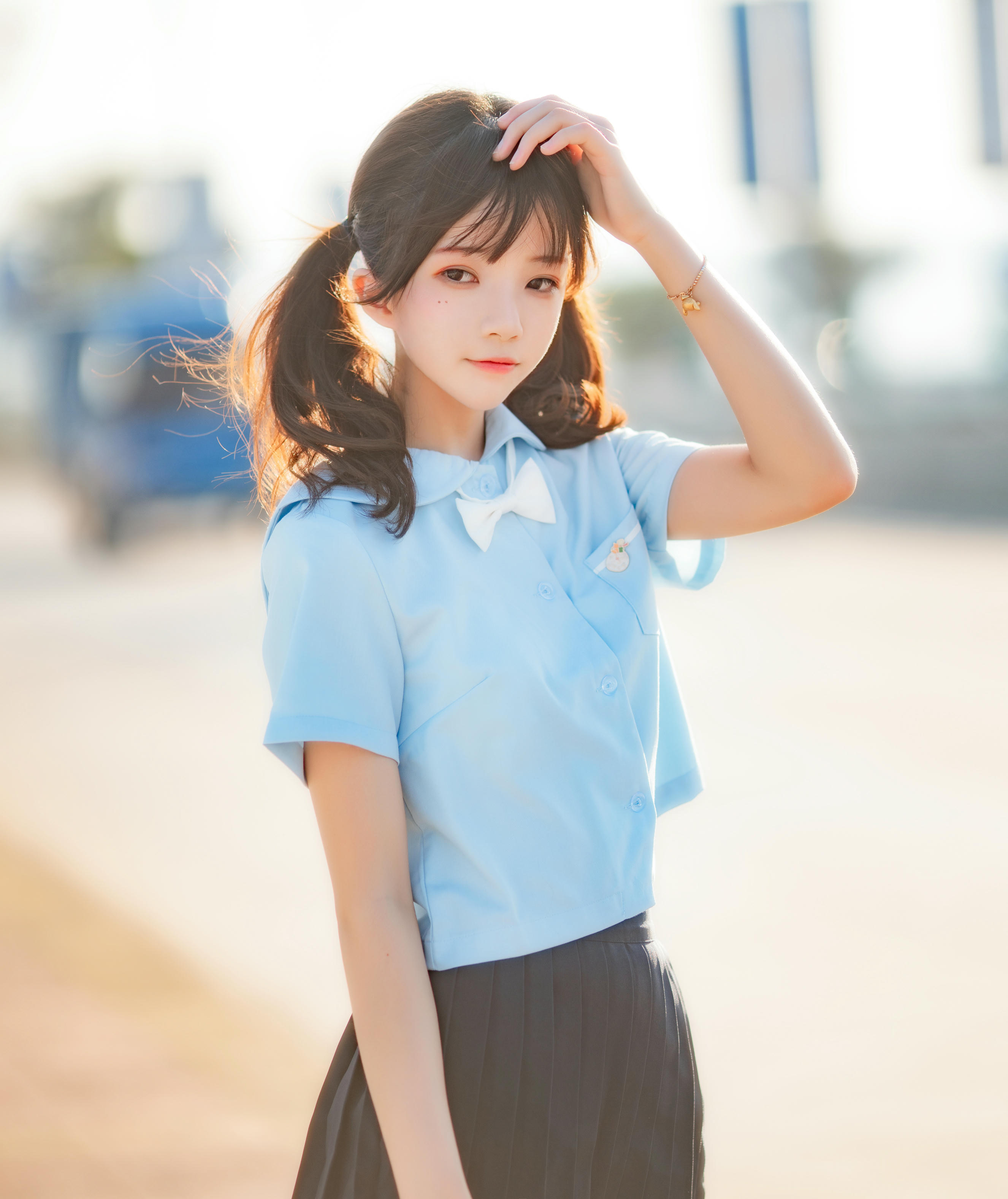 桜桃喵 NO.124 蔚蓝 33P607MB_第1集
