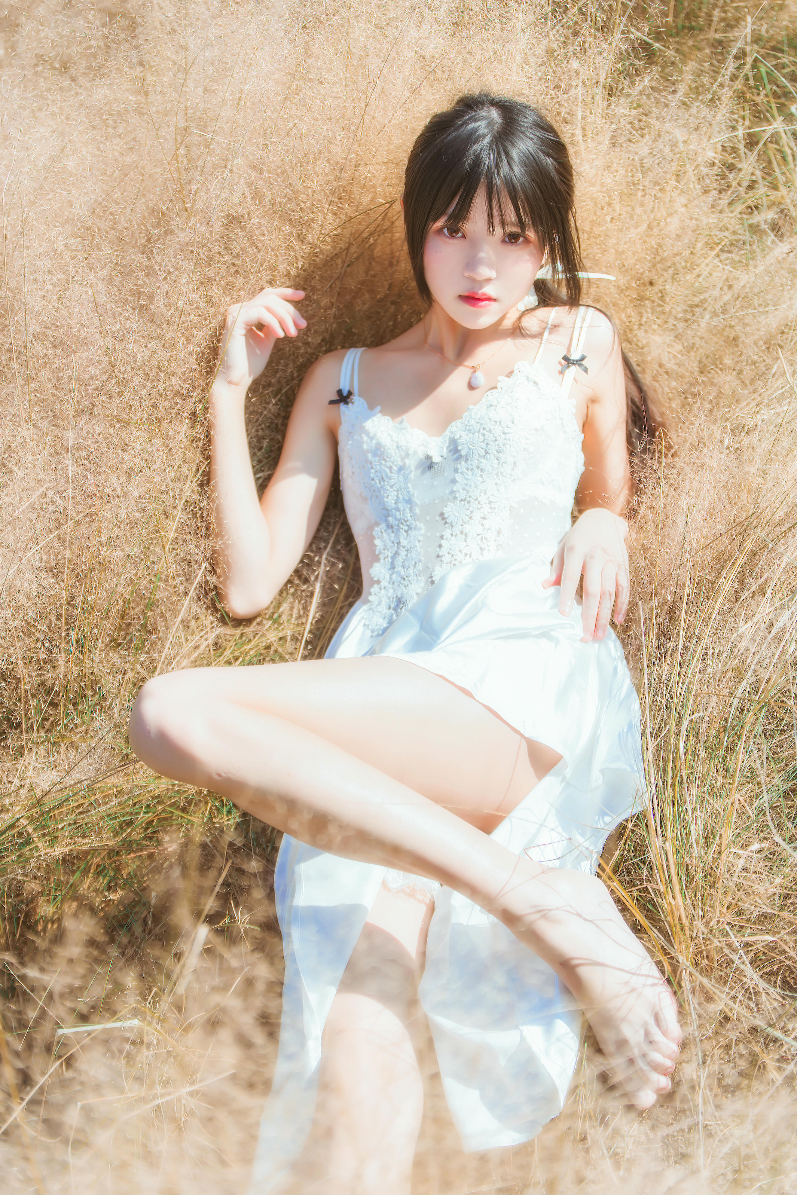 桜桃喵 NO.014 冬眠 白裙上 [48P-674MB]_第1集