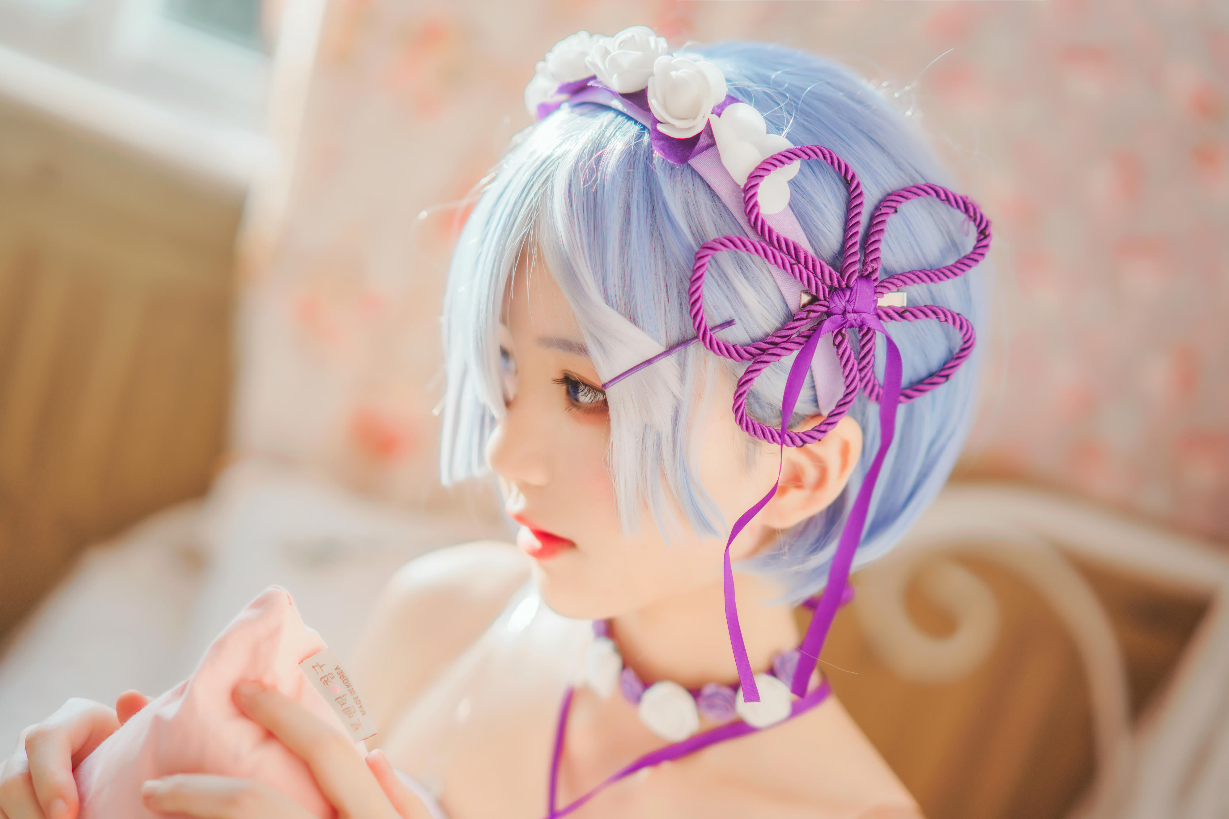 桜桃喵 NO.138 蕾姆小睡裙 [24P-410MB]_第1集