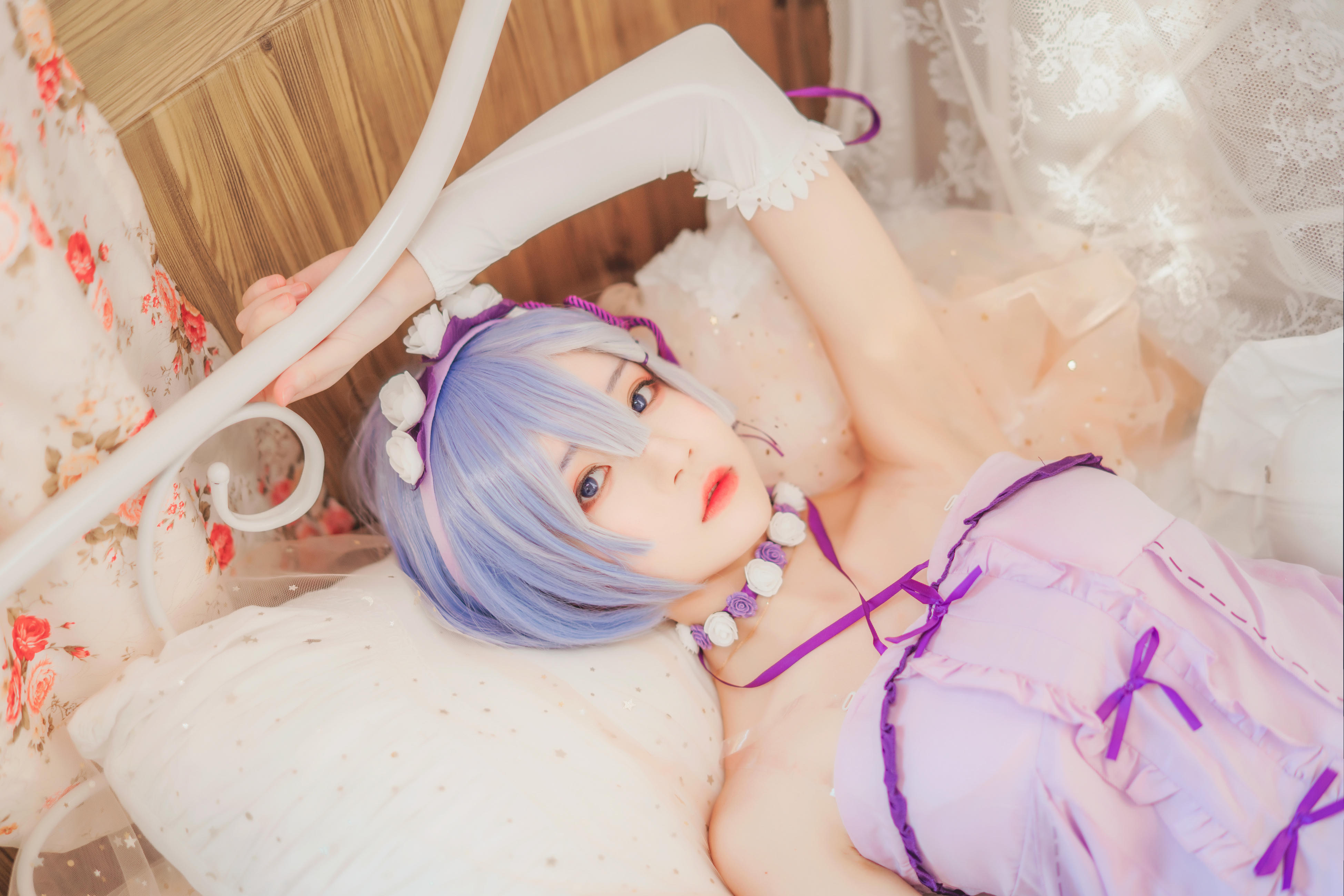 桜桃喵 NO.138 蕾姆小睡裙 [24P-410MB]_第1集