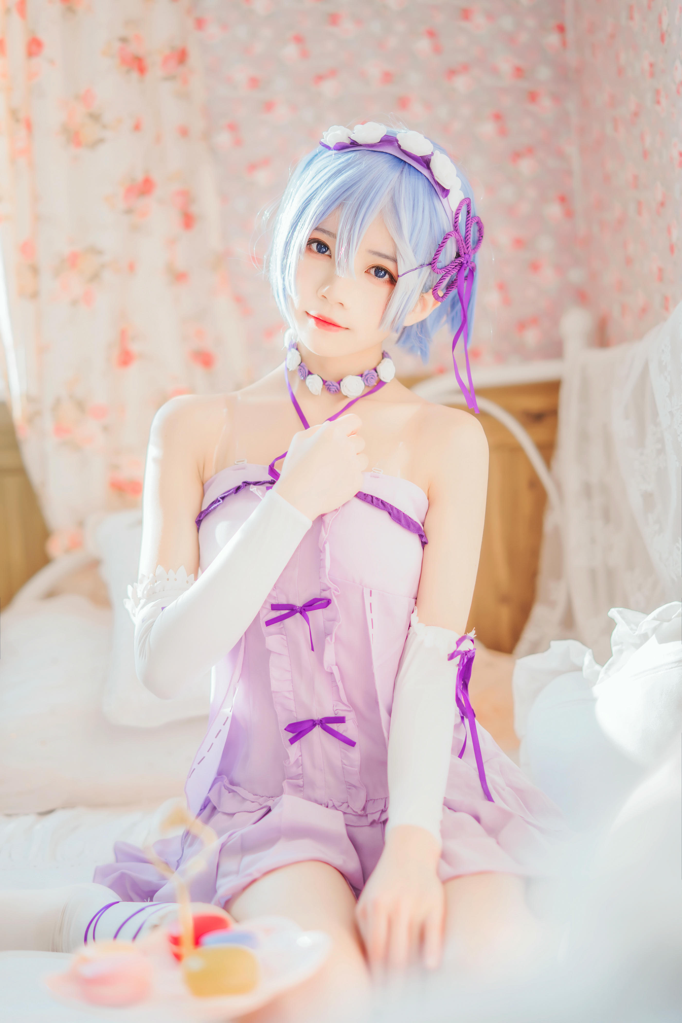 桜桃喵 NO.138 蕾姆小睡裙 [24P-410MB]_第1集