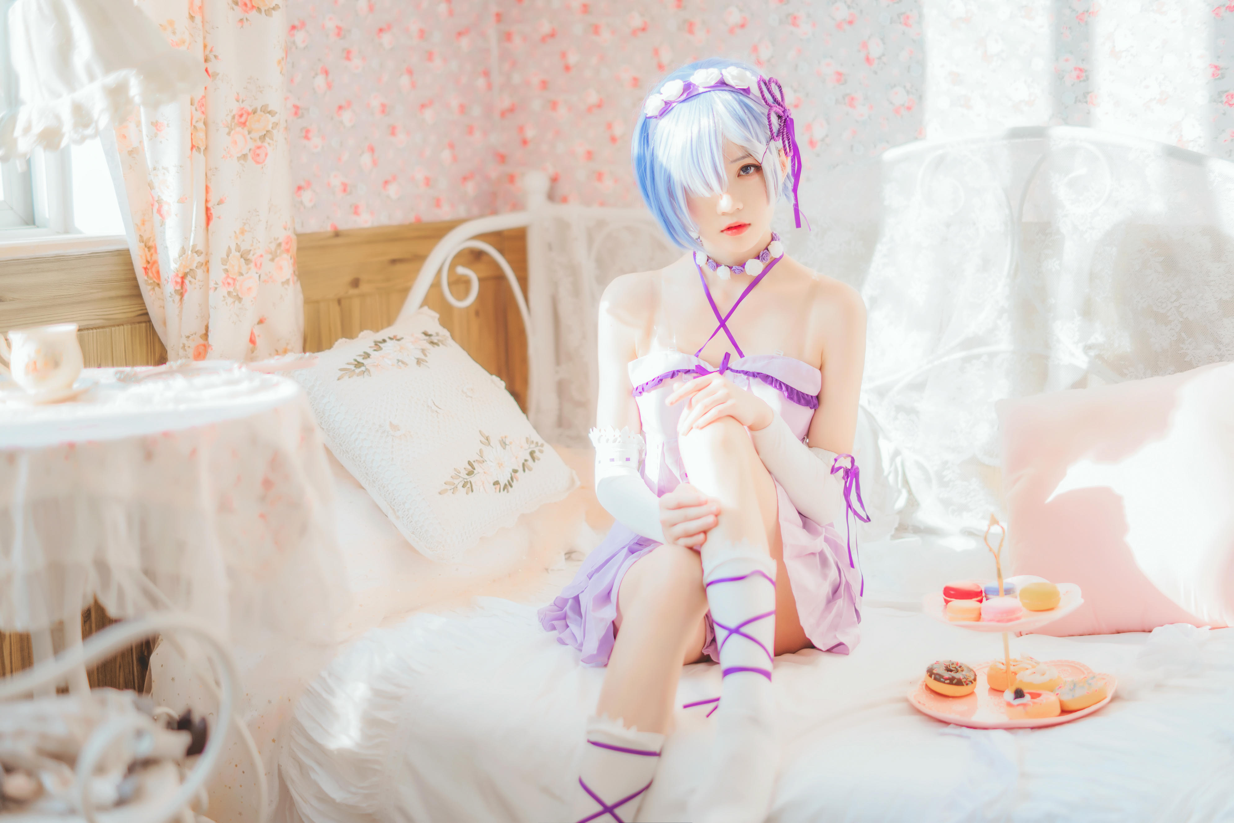 桜桃喵 NO.138 蕾姆小睡裙 [24P-410MB]_第2集